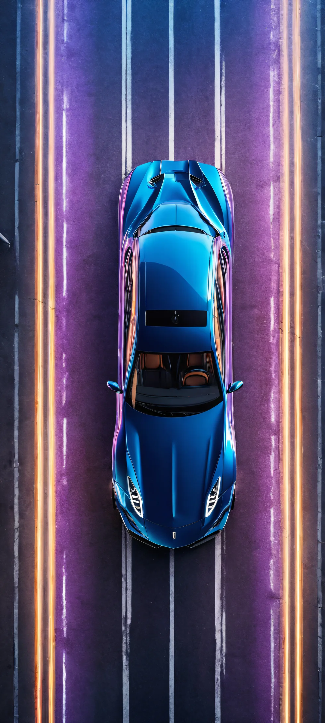 iPhone and Android compatible digital art of a high-performance car with intricate engine details and sleek metallic surfaces.