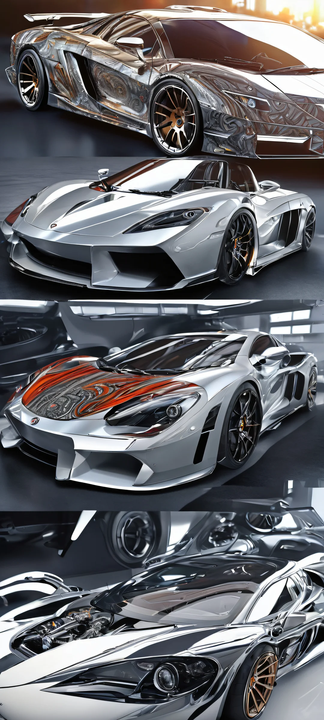 A high-performance car on a pristine background, iPhone/Androidのホーム画面に完全に最適化.