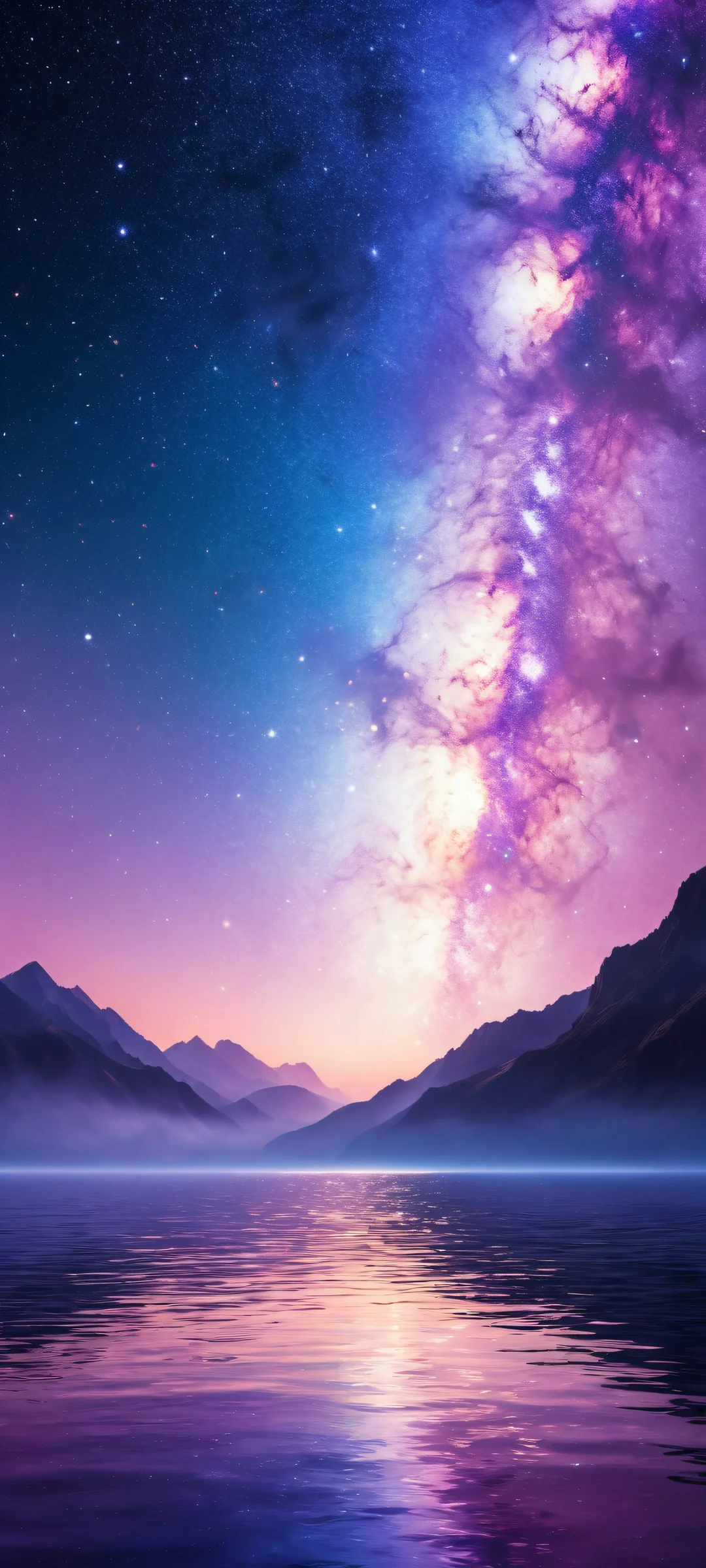 A world without light on iPhone/Android. Stunning digital art with brilliant colors and radiant ethereal lighting.