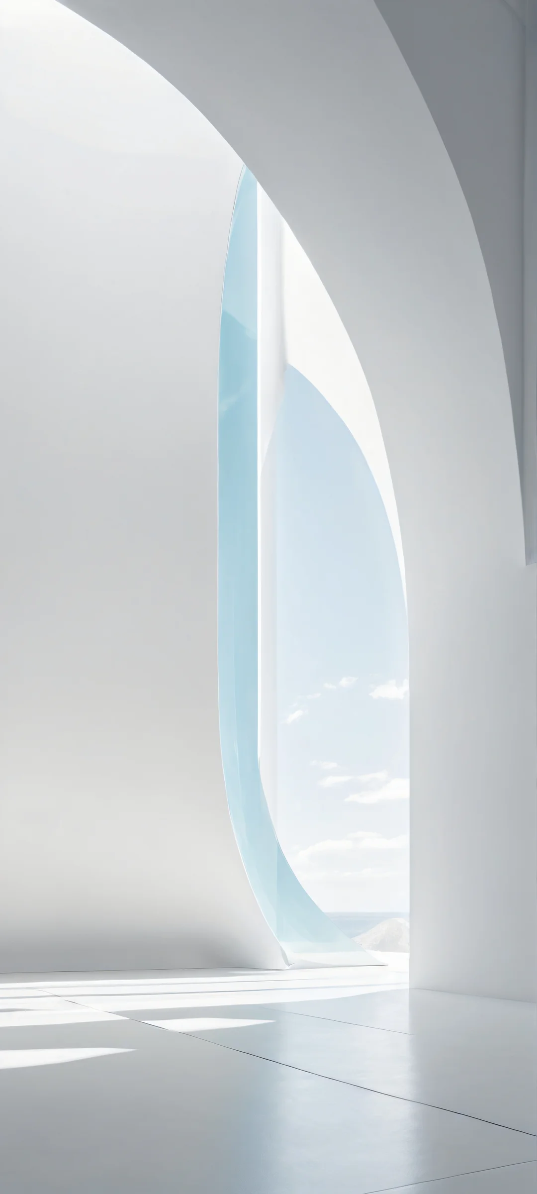 iPhone and Android wallpaper featuring a stunning monochrome artwork with micro-details and ethereal lighting