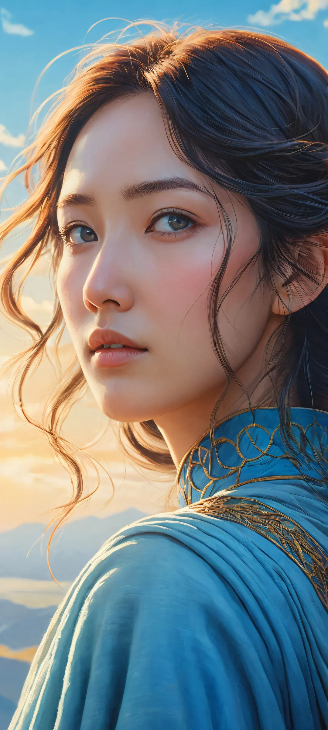 Anime-inspired art from Tales from Earthsea on iPhone/Android devices. Perfect for home screens.