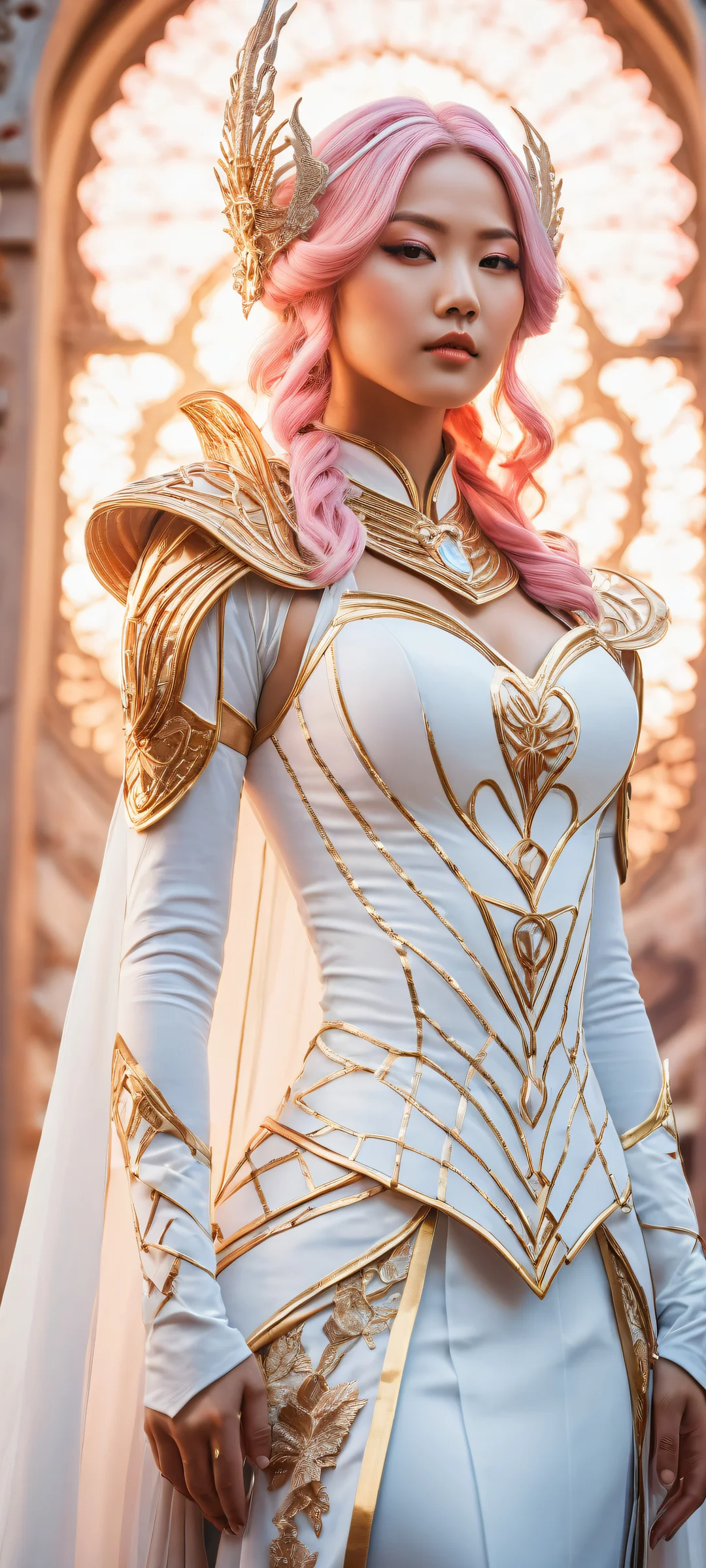 Portrait of Sameko Saba on iPhone/Android with ethereal lighting and vibrant colors