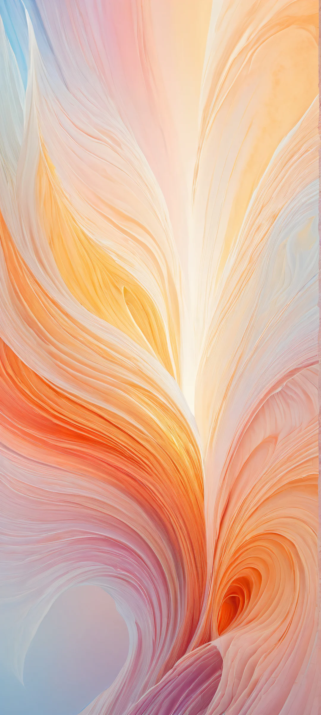 Delicate traditional media artwork on iPhone/Android with radiant colors and ray-traced reflections.