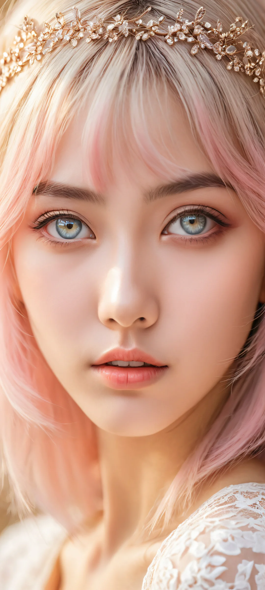 Beautiful anime girl with intricate details on iPhone/Android mobile wallpaper, perfecto para pantallas de inicio