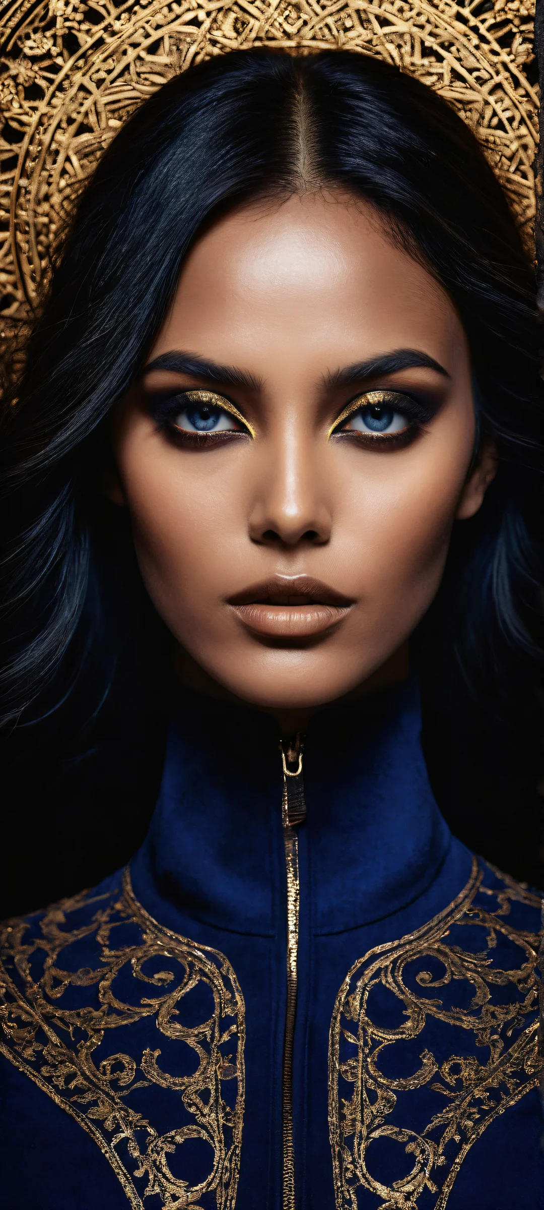 A stunning portrait artwork featuring ck-shadow-circuit on a dark and moody background with subtle textures, perfectly optimized for iPhone/Android home screens.