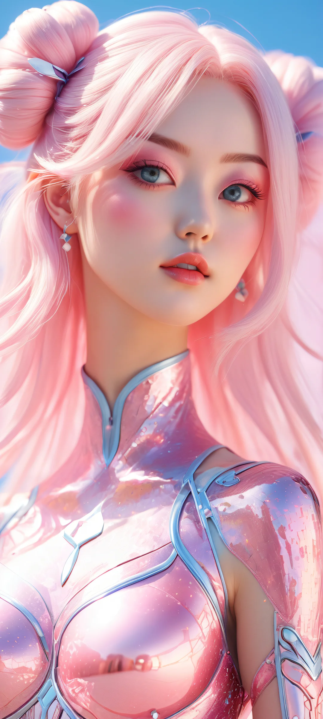 A breathtaking portrait of Fae Carmichael and Yuri Mihalkov, set against a vast void background. Perfectly optimized for iPhone, Samsung Galaxy, and Android home screens.