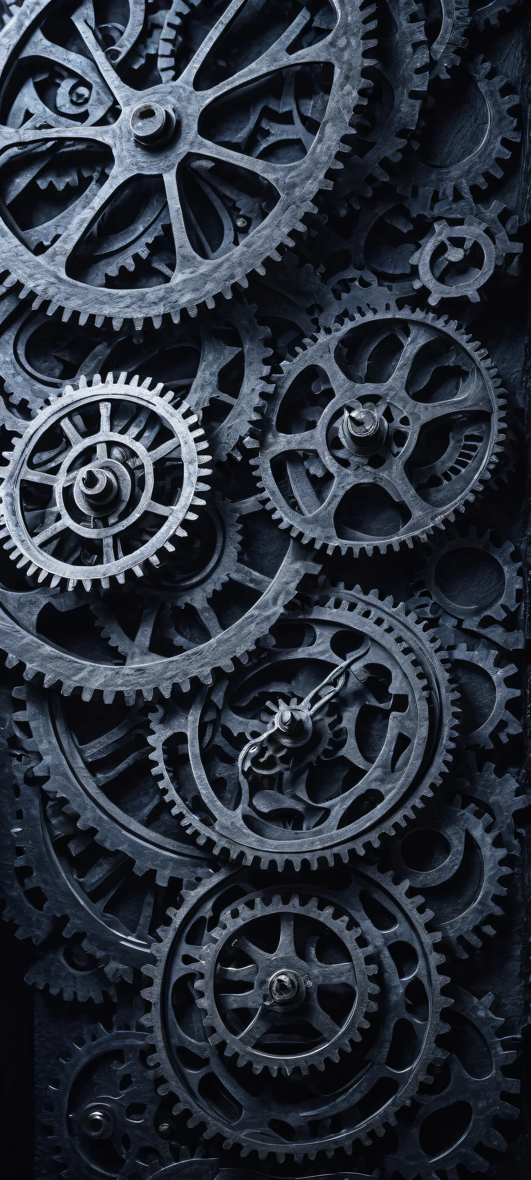 iPhone and Android users can now experience the breathtaking 'Gearhaven' artwork featuring intricate gears and a richly detailed background. Perfectly optimized for your home screen.