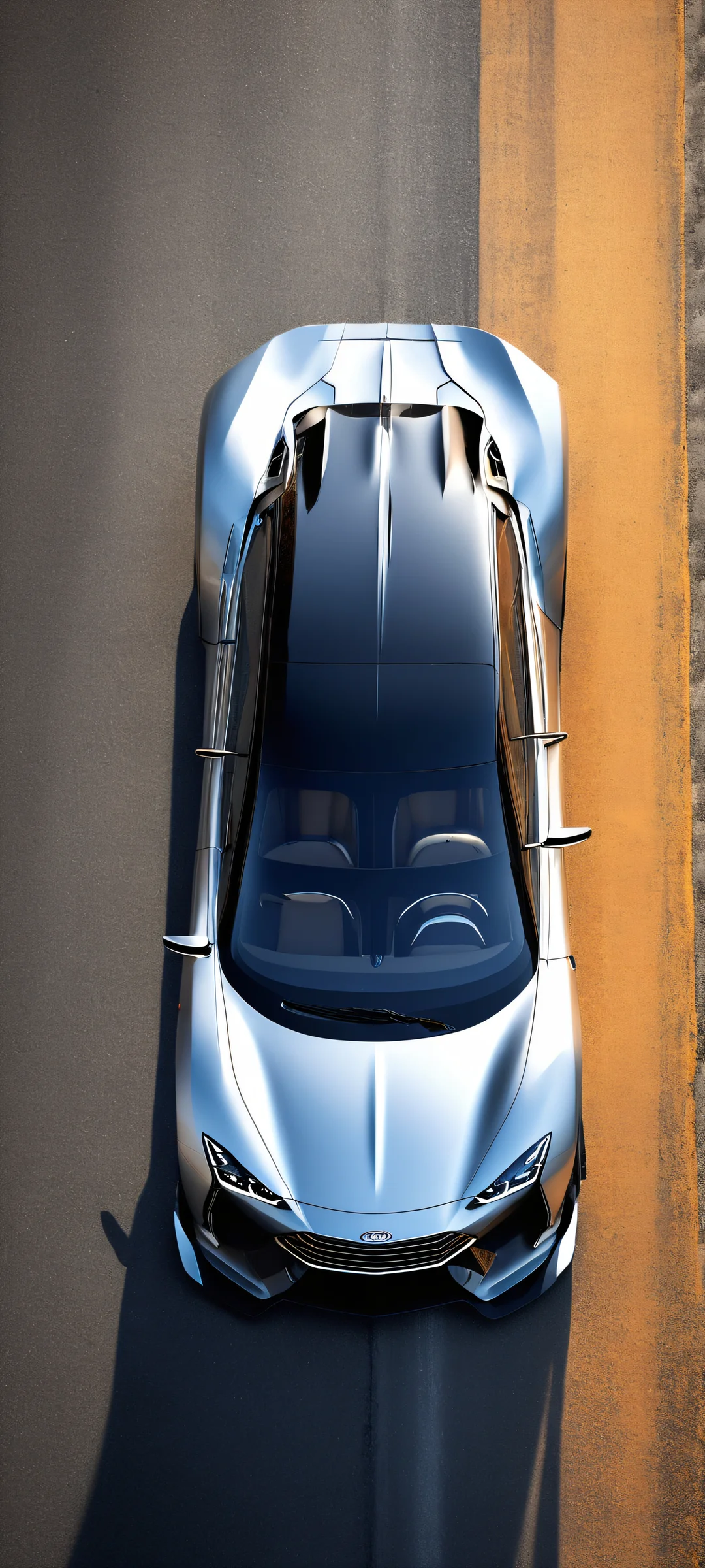 Breathtaking portrait of Genesis GMR-001 on iPhone/Android perfect for home screens.