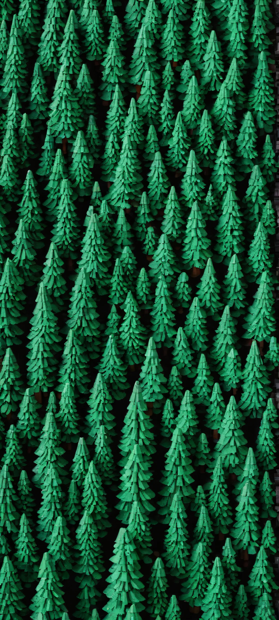 iPhone and Android compatible wallpaper featuring breathtaking gray brick mountains, intricate Lego details, and misty landscape morphed into blocks. Perfect for Dark Mode UI.