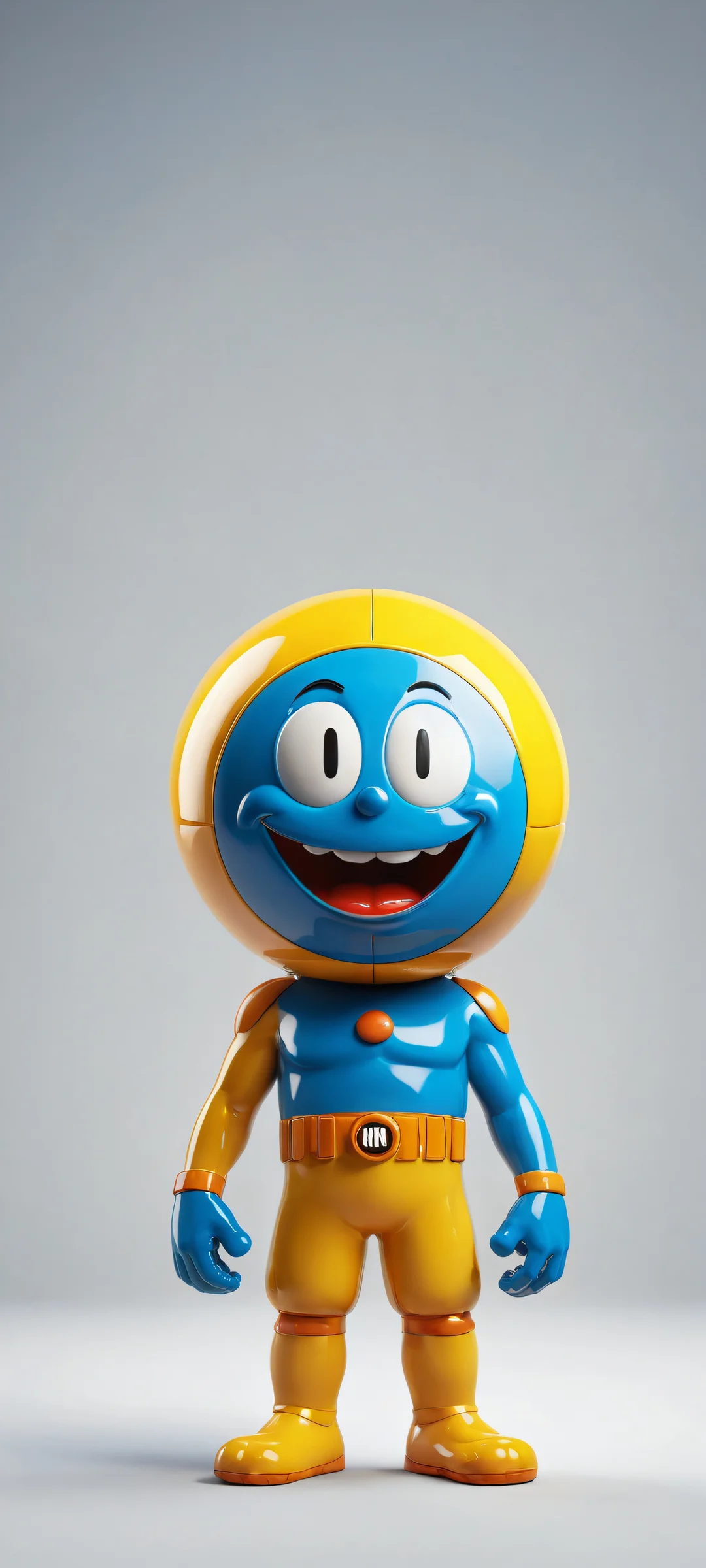 Ethereal portrait of Gumball on iPhone/Android with stunning details and vibrant colors, perfect for customizing your home screen.