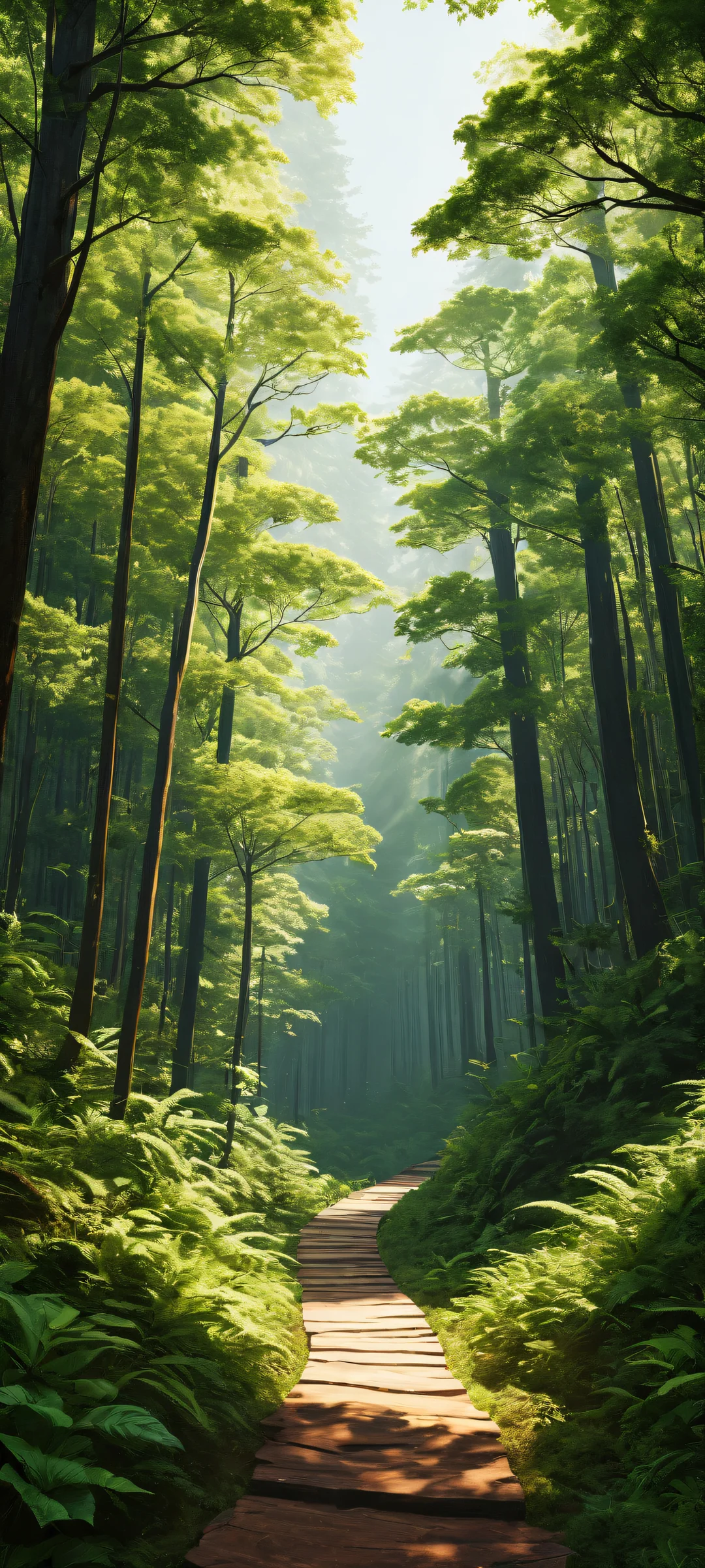 iPhone/Android wallpaper featuring a serene landscape with Toru Inoue, perfect for home screen decoration.