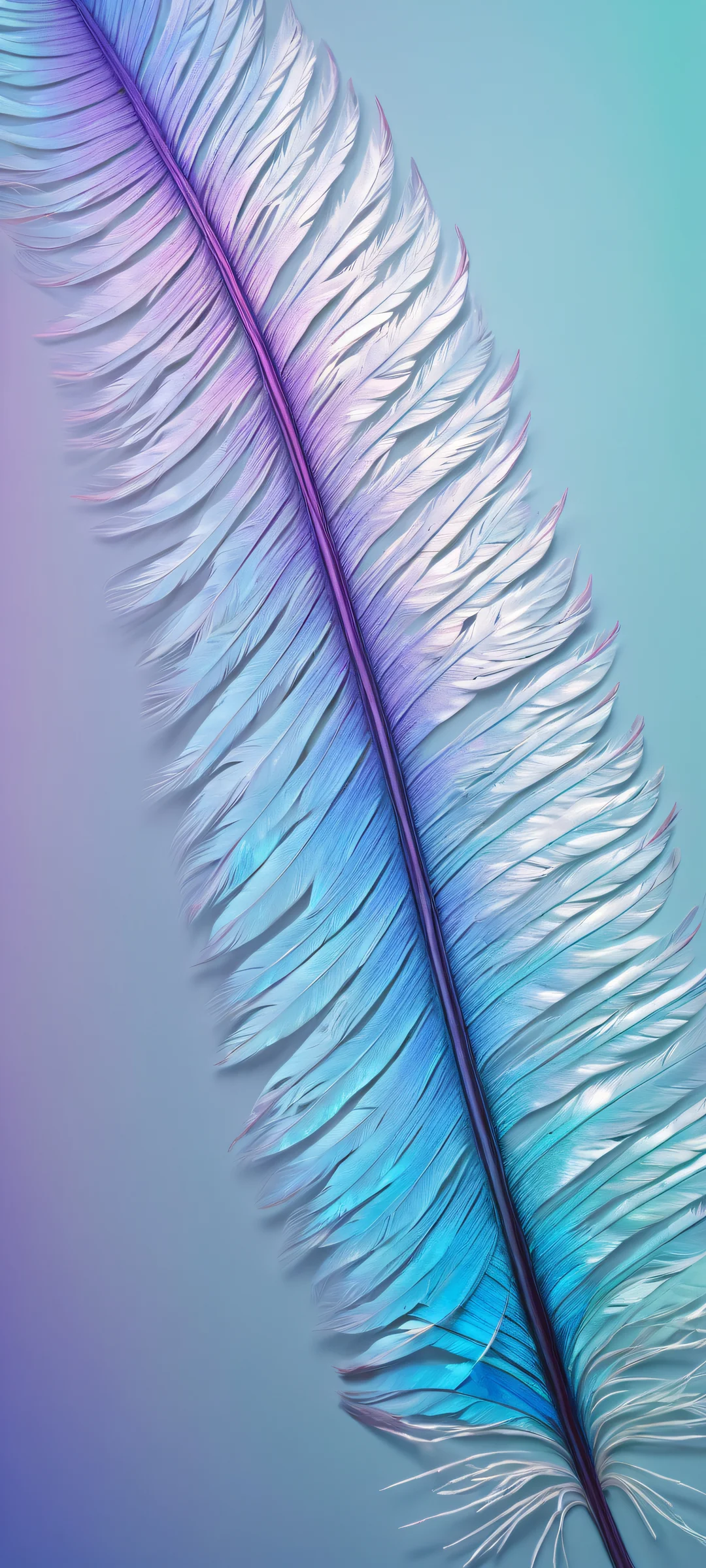 A majestic iPhone and Android wallpaper featuring iridescent wings, perfectly optimized for mobile home screens.