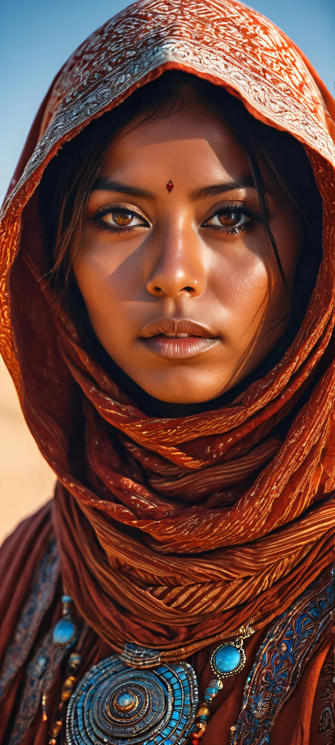 Breathtaking vertical portrait artwork of a Jawa set against an otherworldly backdrop, parfaitement optimisé pour les écrans d'accueil iPhone et Android.