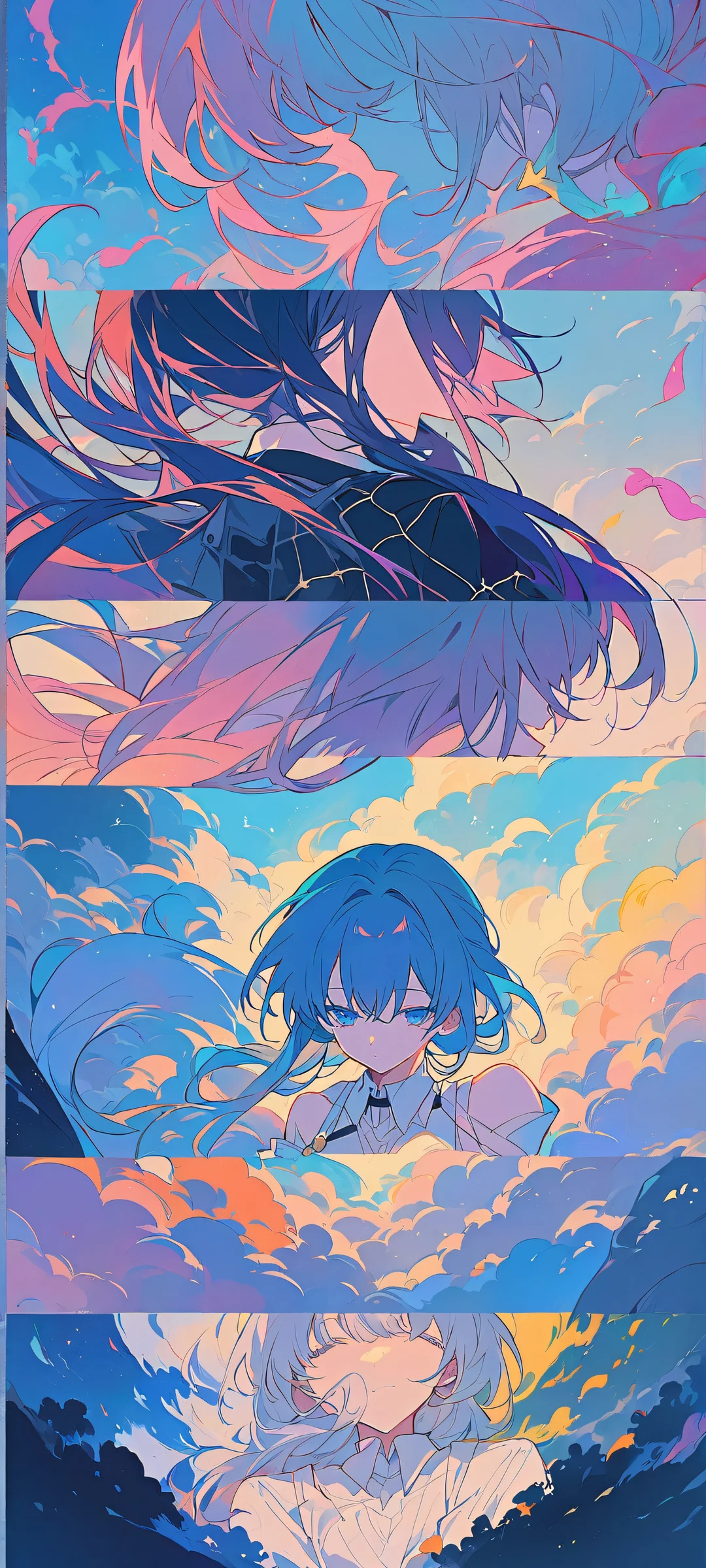 Beautiful anime illustration of Kafka from Honkai: Star Rail on iPhone/Android