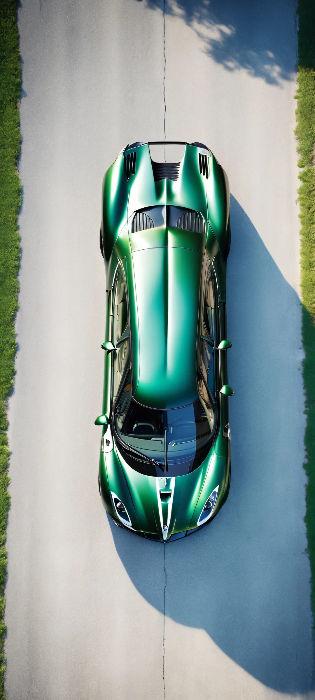 iPhone and Android users, behold this stunning portrait of Koenigsegg Agera placed against a dark night sky with radiant white reflections on its surface. Perfect for customizing your phone's home screen.