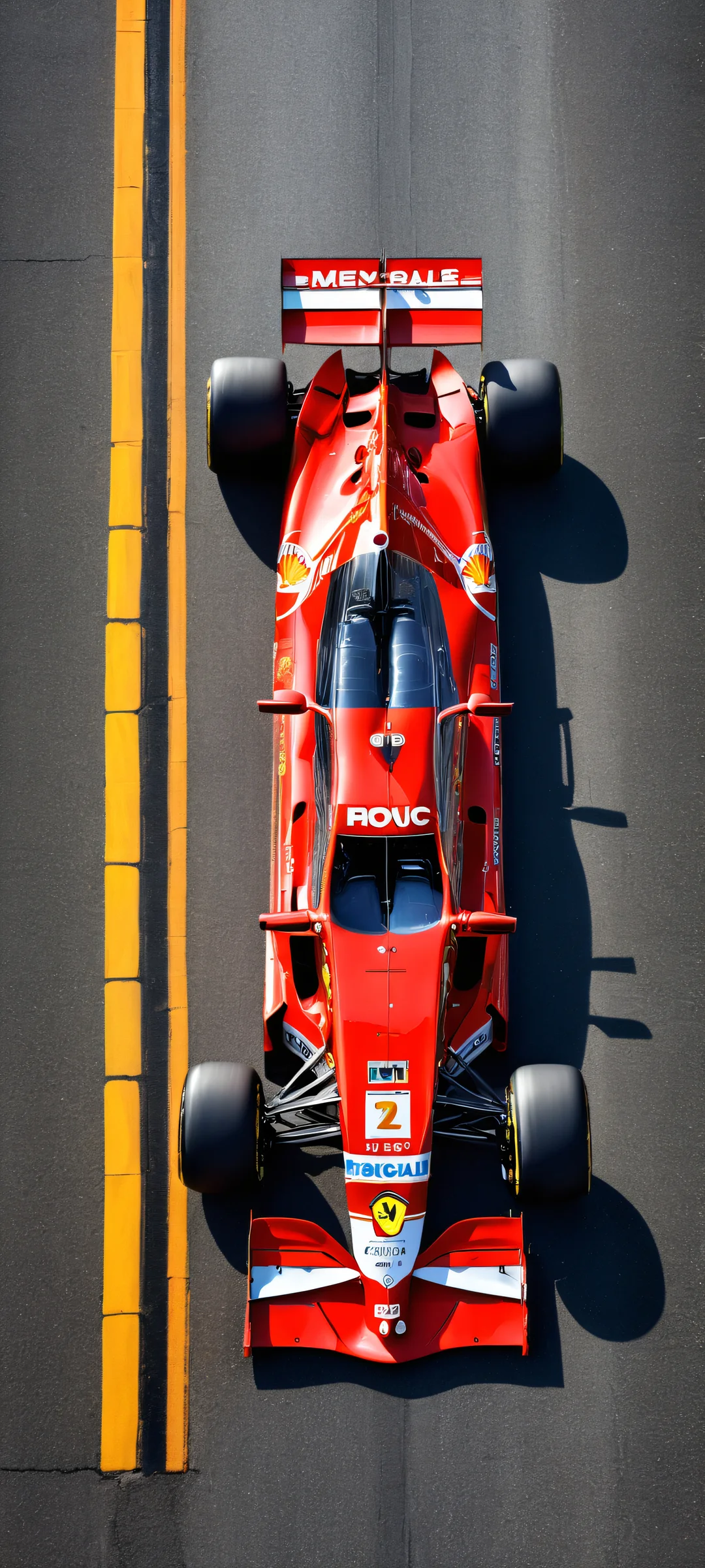 Breathtaking digital art of Charles Leclerc's Ferrari 2026 on iPhone/Android