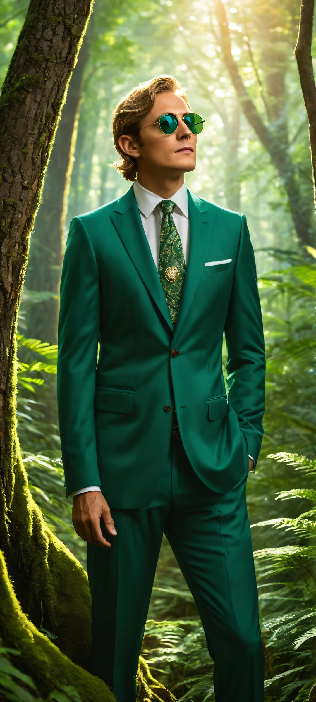 Breathtaking vertical portrait of Link surrounded by Skull Kids, iPhone/Android