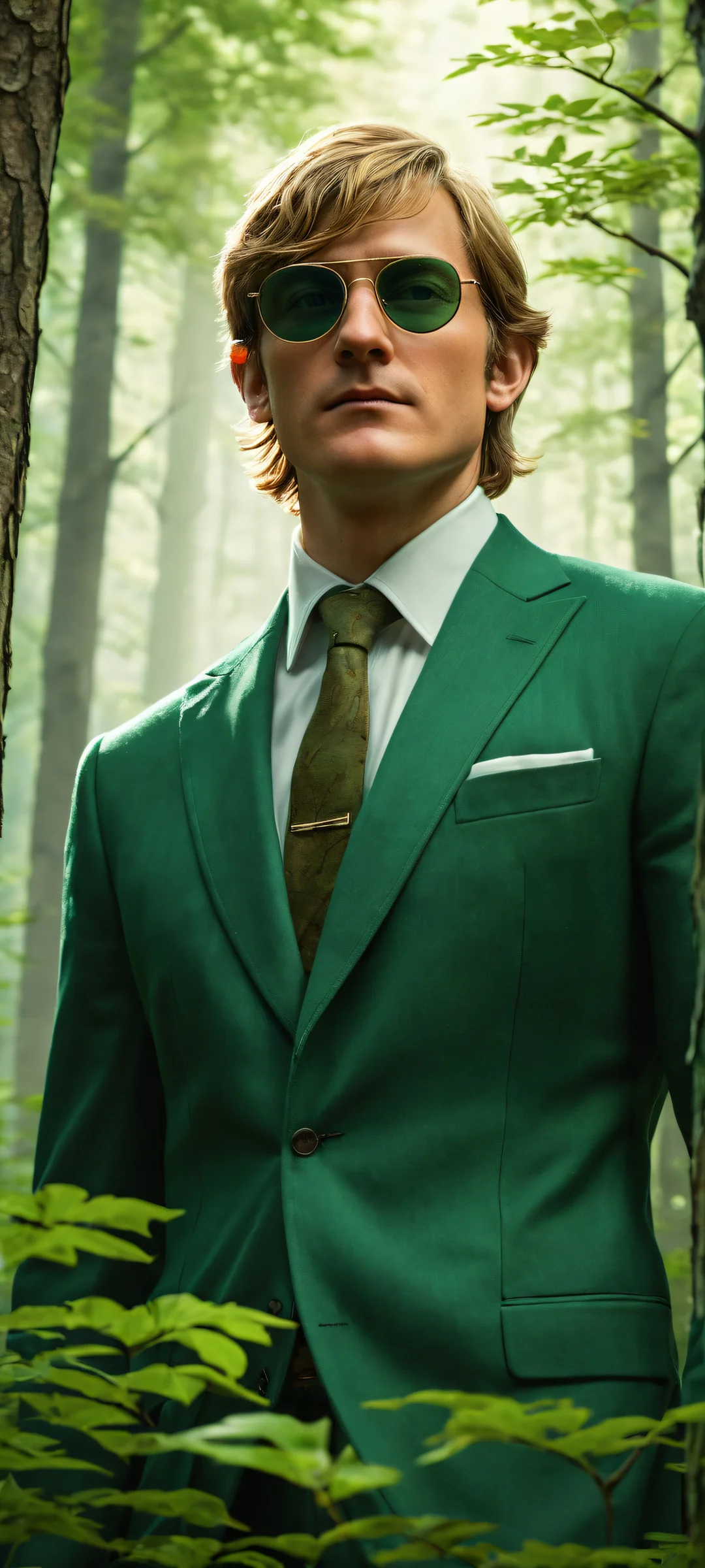 Ethereal digital art of Link, iPhone/Android compatible, perfect for home screen.