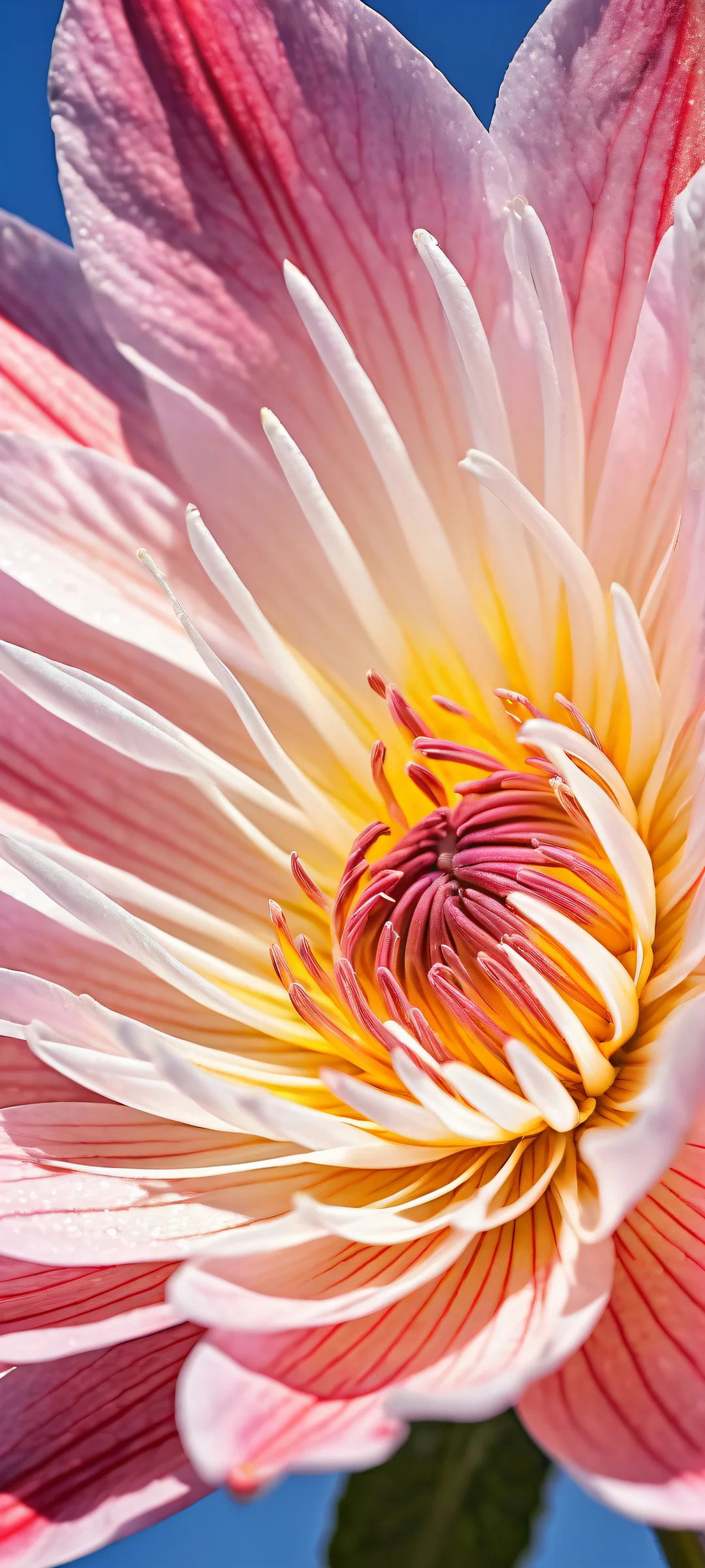 Ethereal portrait artwork of Luminous Bloom on a serene iPhone/Android home screen with intricate details and ray-traced reflections.