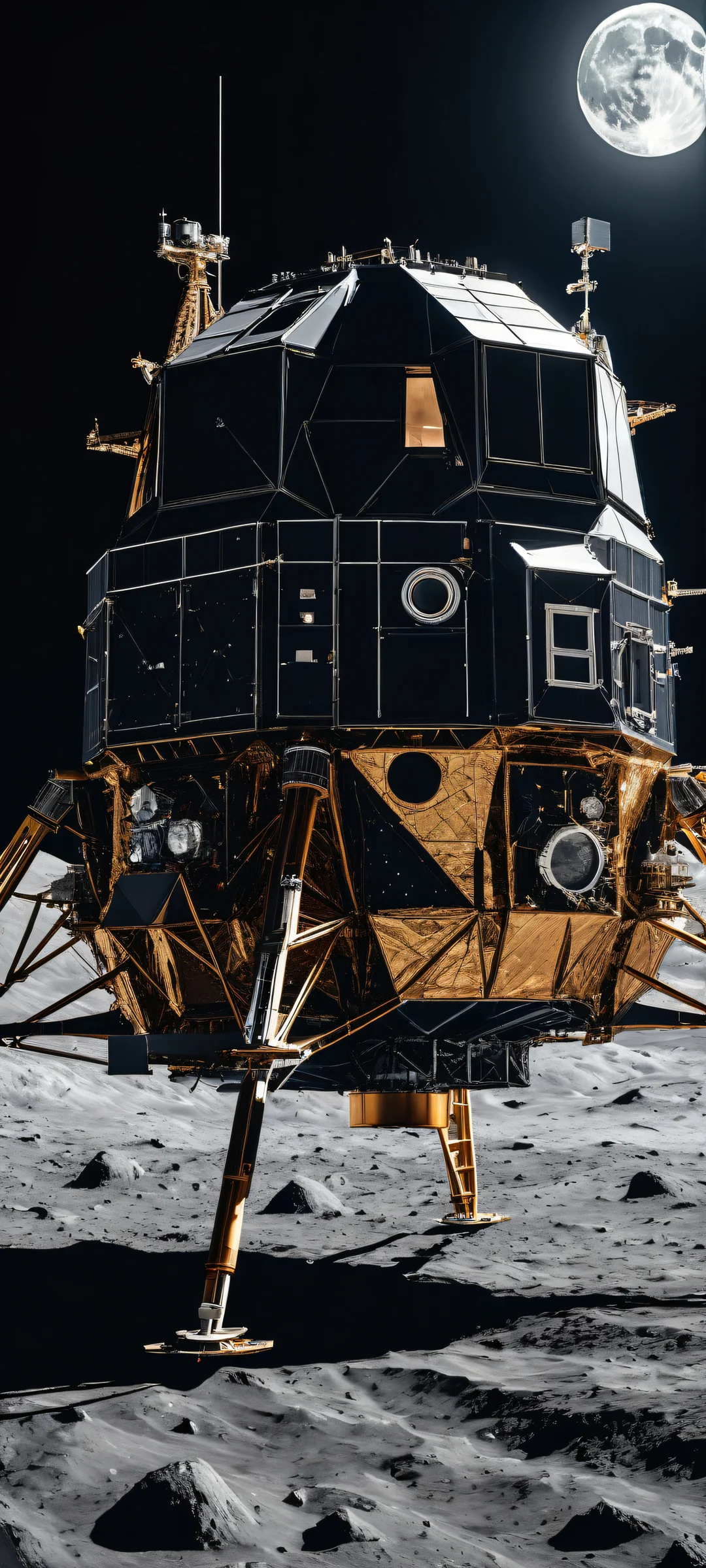 iPhone and Android users can now experience the breathtaking vertical portrait artwork of the Artemis II lunar module on their mobile device's home screen.
