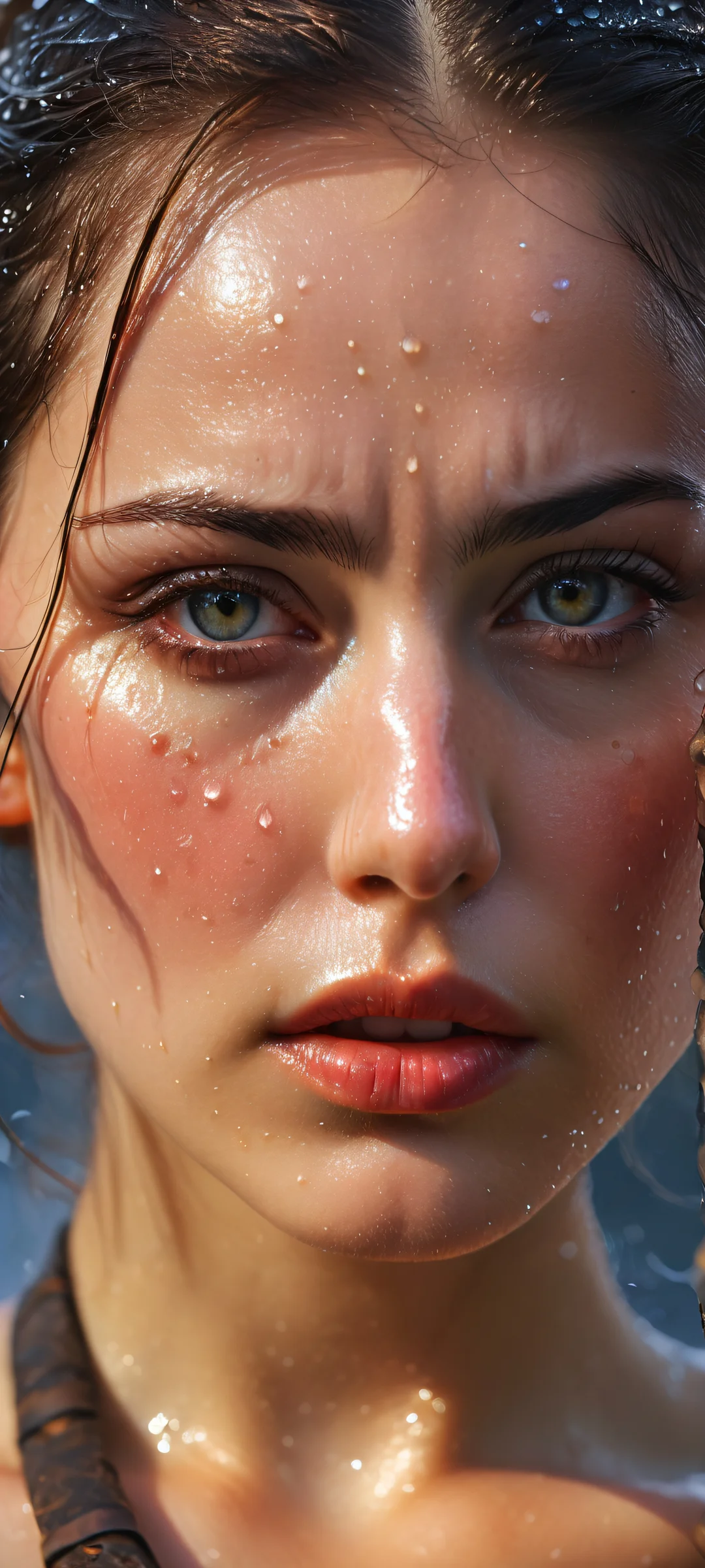 A masked hero with a sad face, iPhone- und Android-kompatibel, perfekt für Home-Bildschirme.