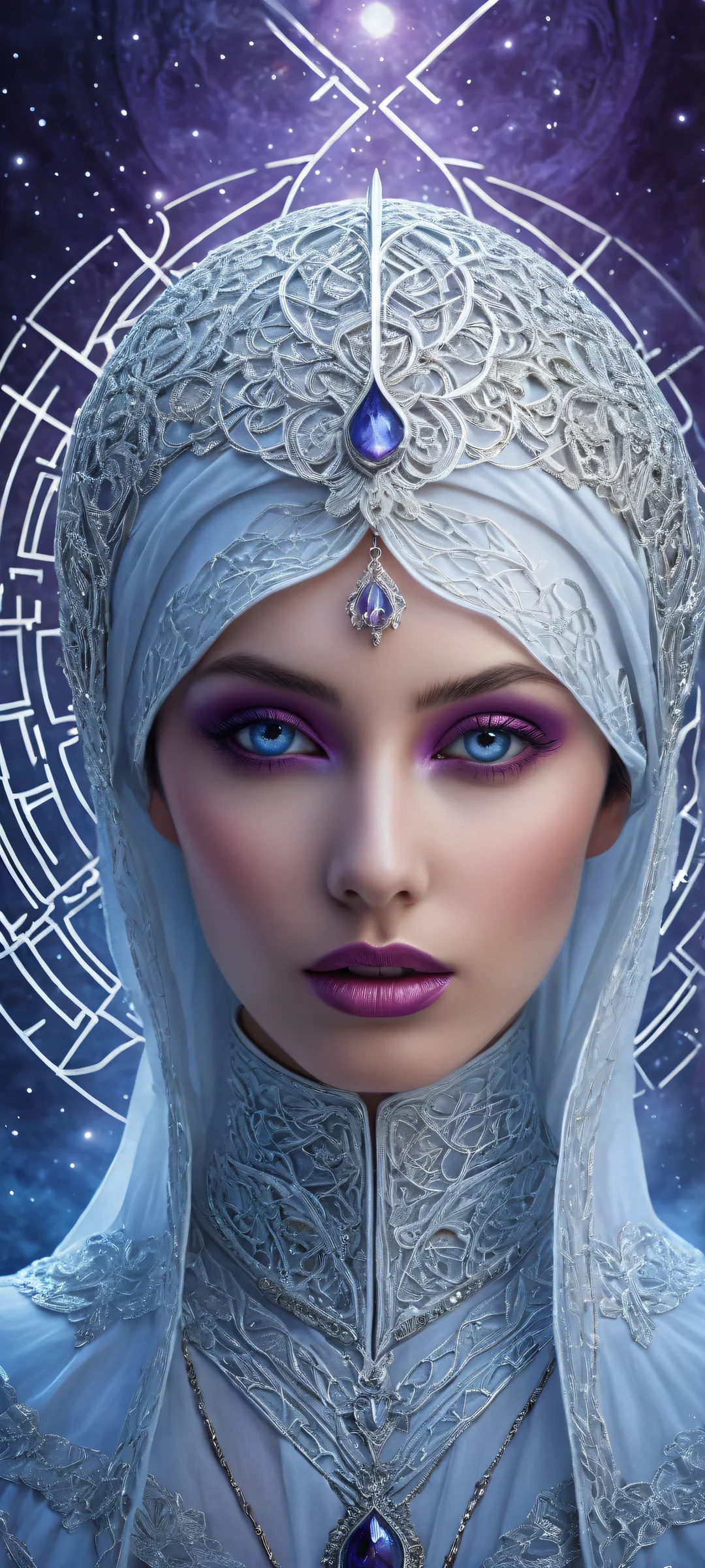 iPhone and Android users will be mesmerized by this breathtaking digital artwork of a mystical orb with intricate micro-details and ethereal lighting, perfectly optimized for home screens.