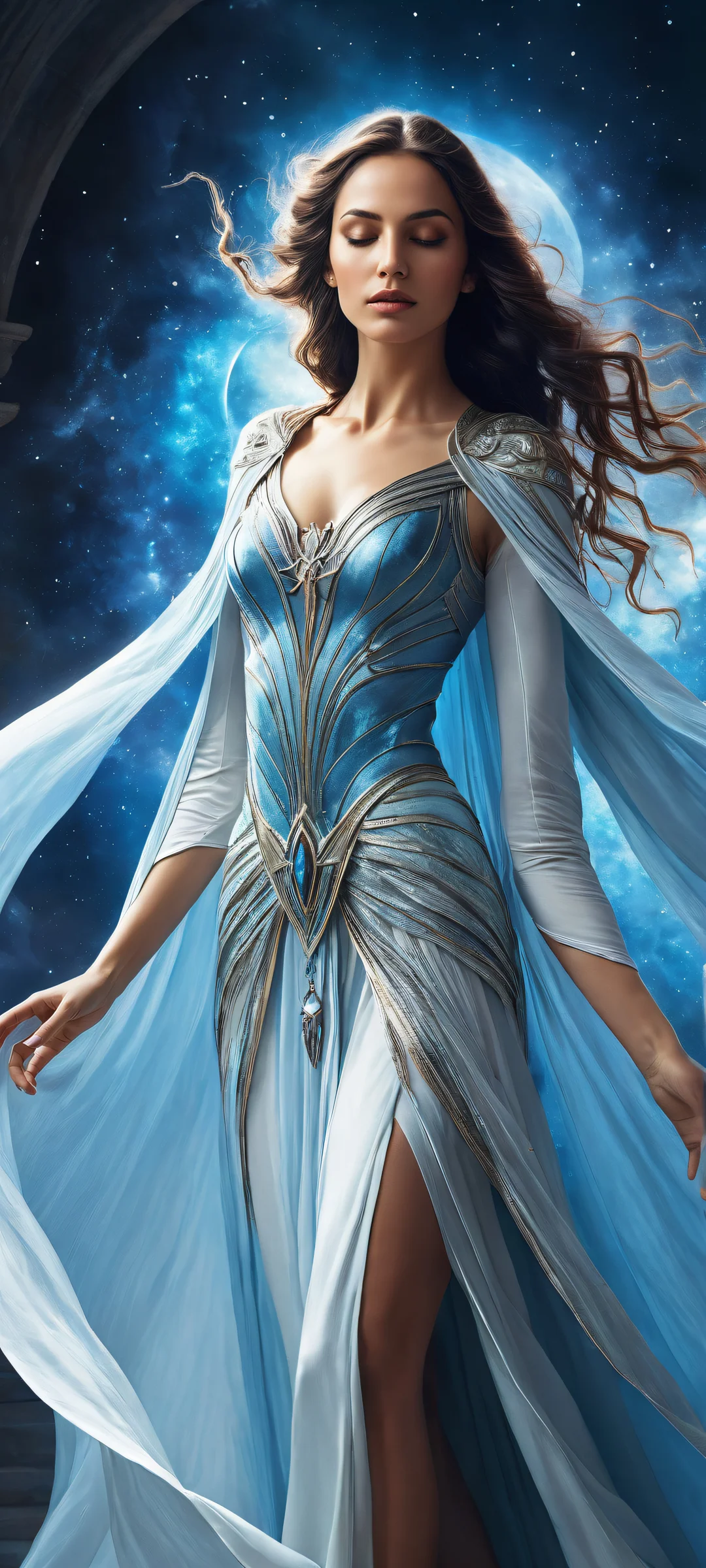 A mystical sorceress iPhone/Android wallpaper with stunning visual impact, perfekt optimiert für Home-Bildschirme. Perfectly blend of 8K resolution and epic desktop mastery.