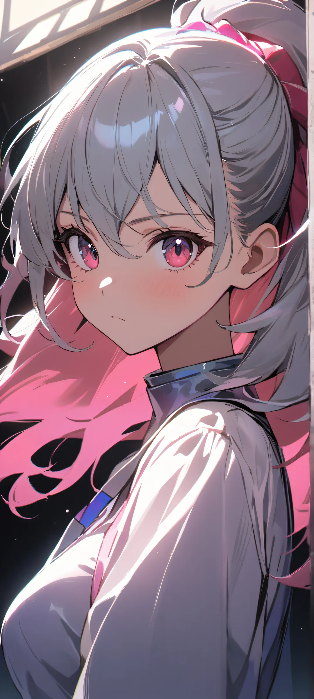 Beautiful anime portrait of Nicole Demara from Zenless Zone Zero, perfectly optimized for iPhone and Android home screens.