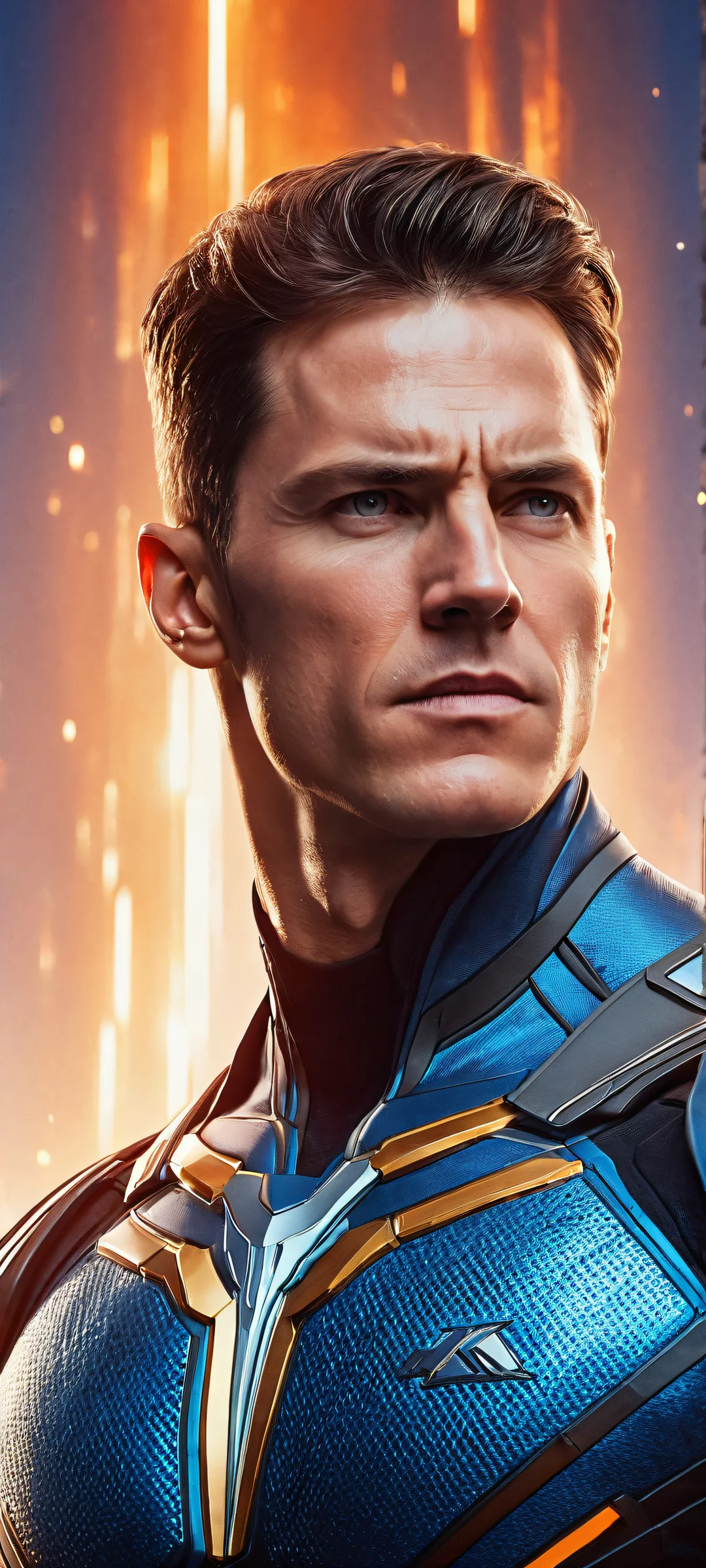 Nolan Grayson Elegance Aesthetic Phone Wallpaper Breathtaking portrait of Nolan Grayson on iPhone/Android, with ethereal lighting and brilliant colors.