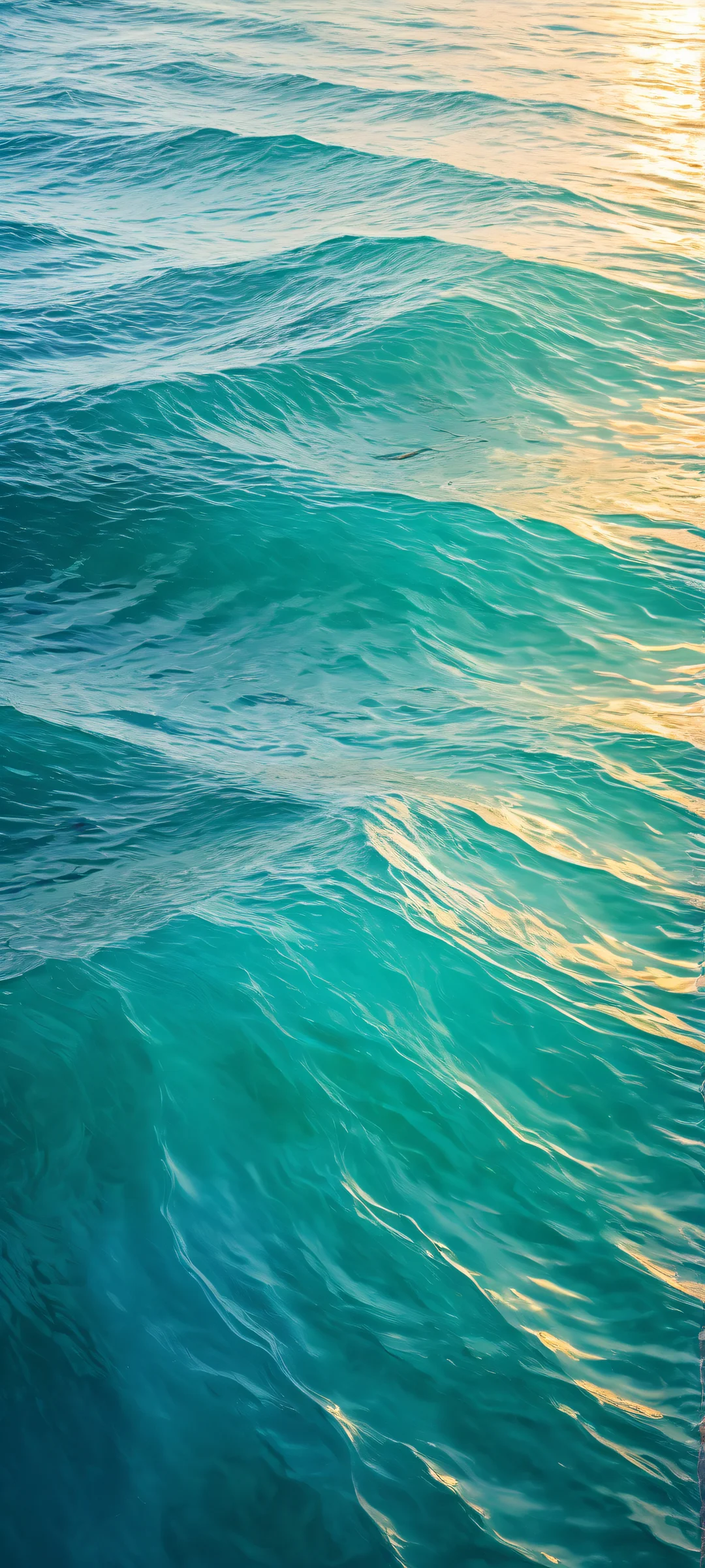 iPhone and Android users will love this breathtaking vertical portrait of an underwater landscape with intricate micro-details, set against a perfectly clean top half and ethereal oceanic hues.