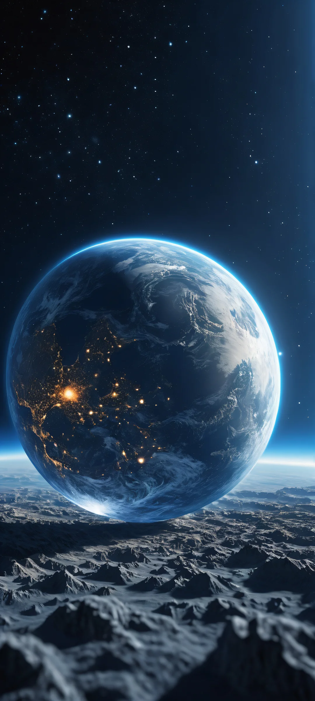 Breathtaking portrait of Orb against a vast void, perfectly optimized for iPhone and Android home screens.