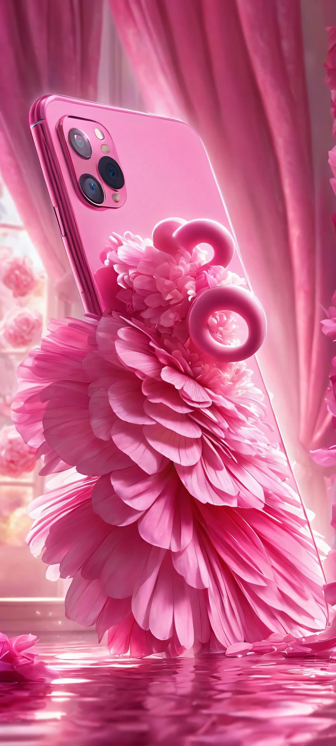 iPhone and Android users can now adorn their home screens with the breathtaking Pinkie, showcasing ethereal lighting, radiant colors, and physically based rendering.