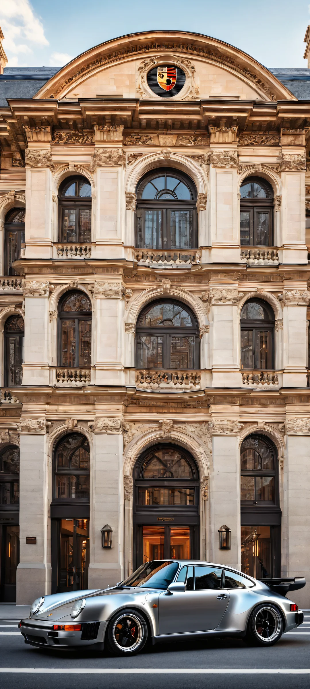 iPhone/Android users will love this stunning digital artwork of Porsche 963 RSP placed in a breathtaking urban landscape with insane micro-details and perfect composition. Perfectly optimized for your home screen.