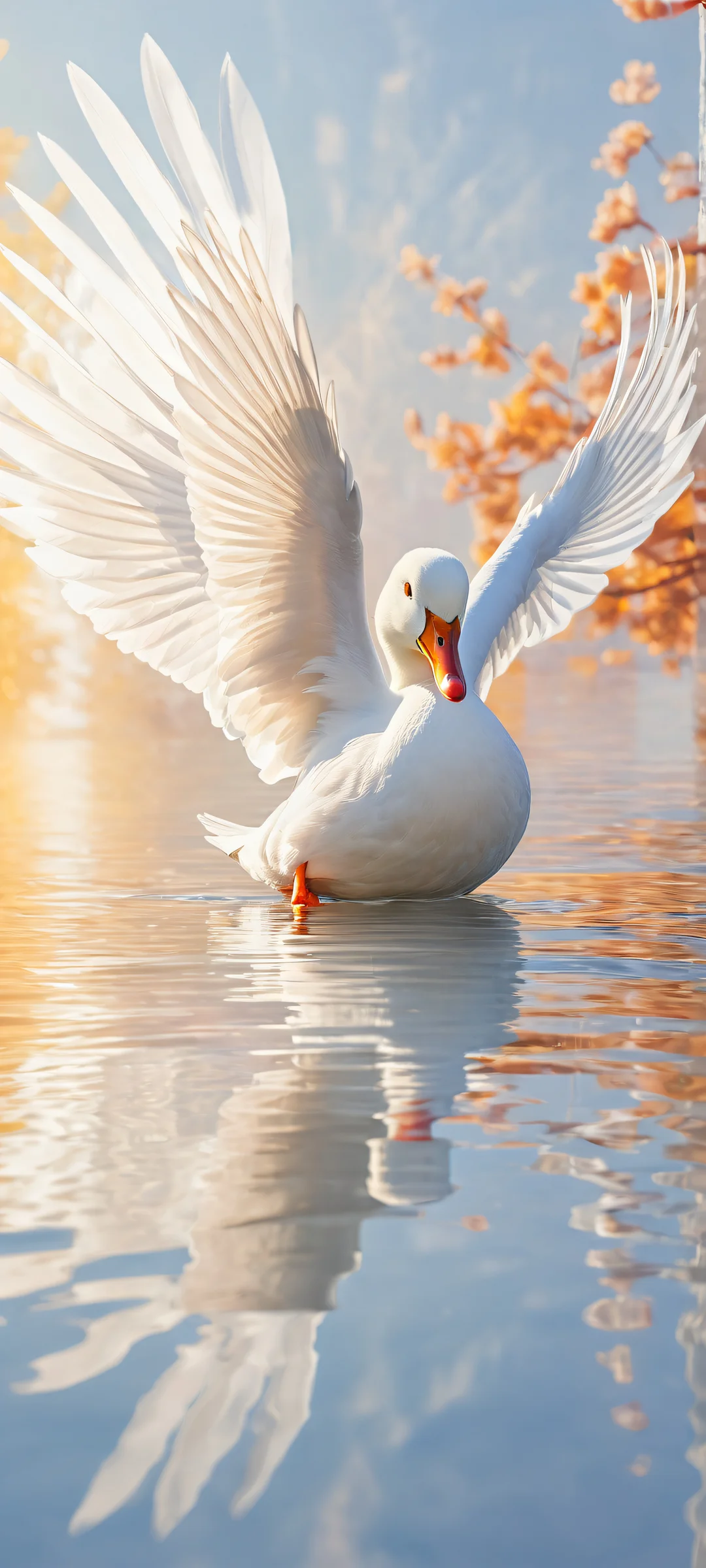 Breathtaking portrait of Quacking Chaos on iPhone/Android with stunning visual impact and radiant colors.