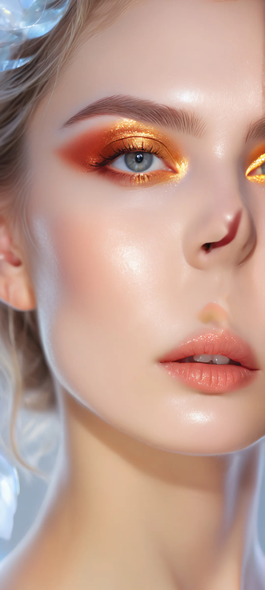 A majestic subject with intricate micro-details on its shiny skin, perfectly posed for iPhone/Android home screens.