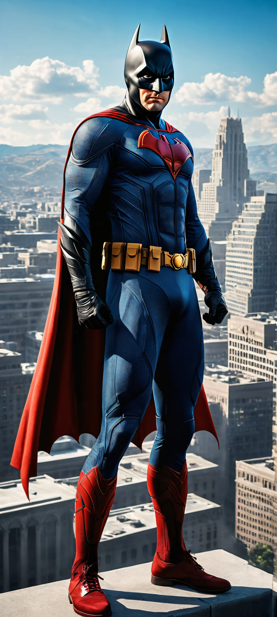 Iconic superhero artwork of Robin and Batman on iPhone/Android home screens.