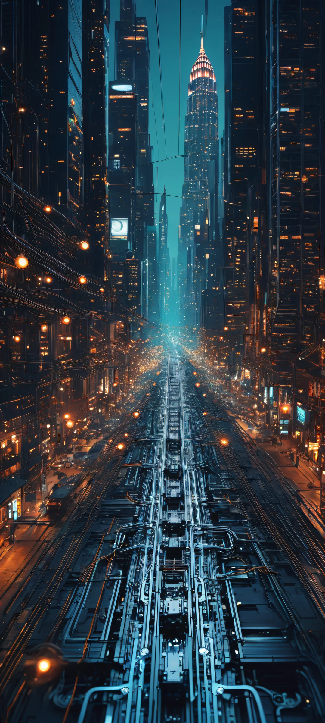 Robotic Eyes Emerge Aesthetic Phone Wallpaper Breathtaking digital artwork of robotic eyes on iPhone/Android