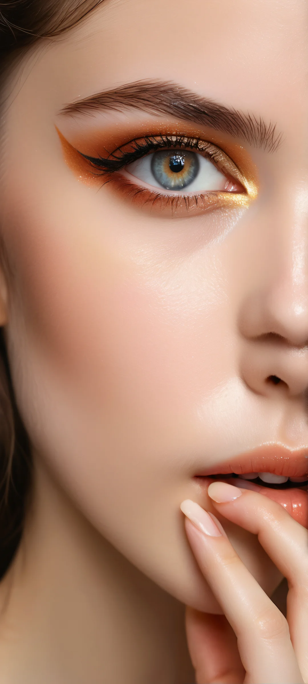 A young girl in a serene environment, perfect for iPhone/Android home screens.