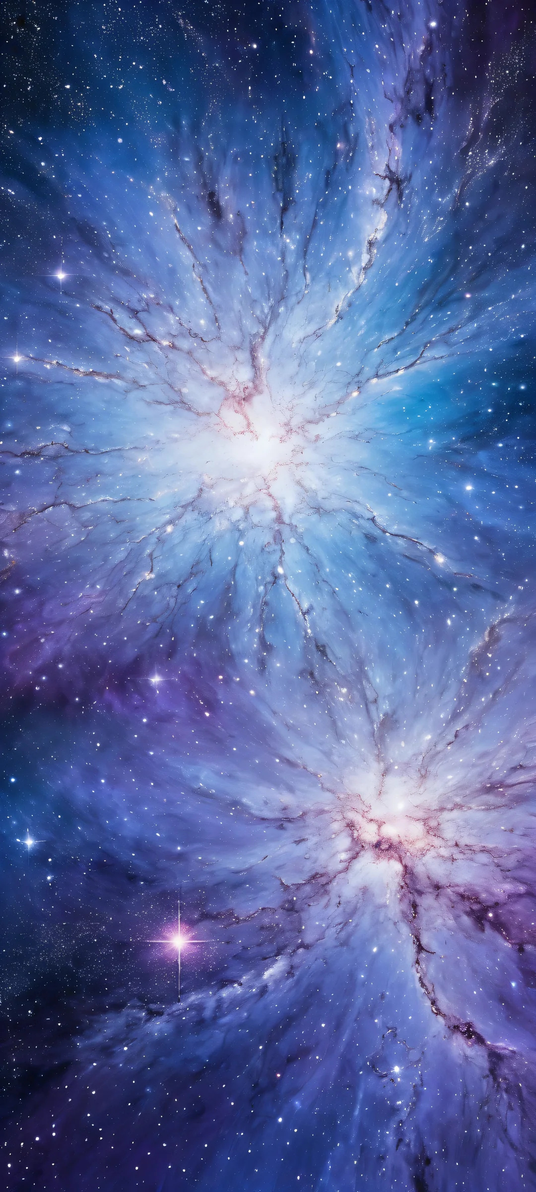 Breathtaking celestial map on iPhone/Android, perfect for home screen. Stunning visual impact and attention to detail.