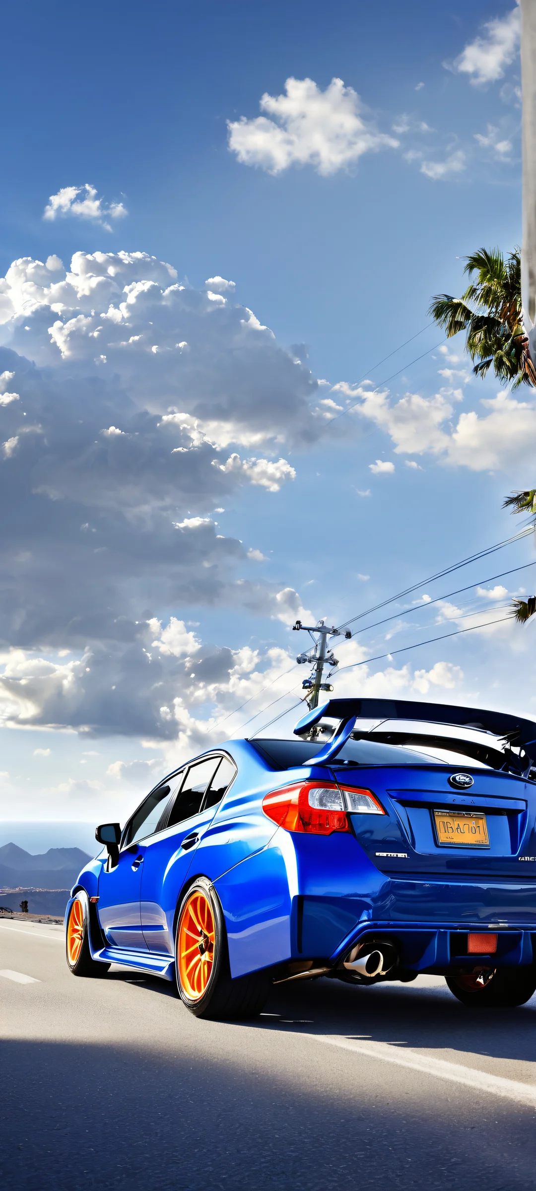 iPhone and Android users will love this breathtaking vertical portrait artwork of a Subaru WRX with its insane depth of field, perfectly optimized for your home screen.