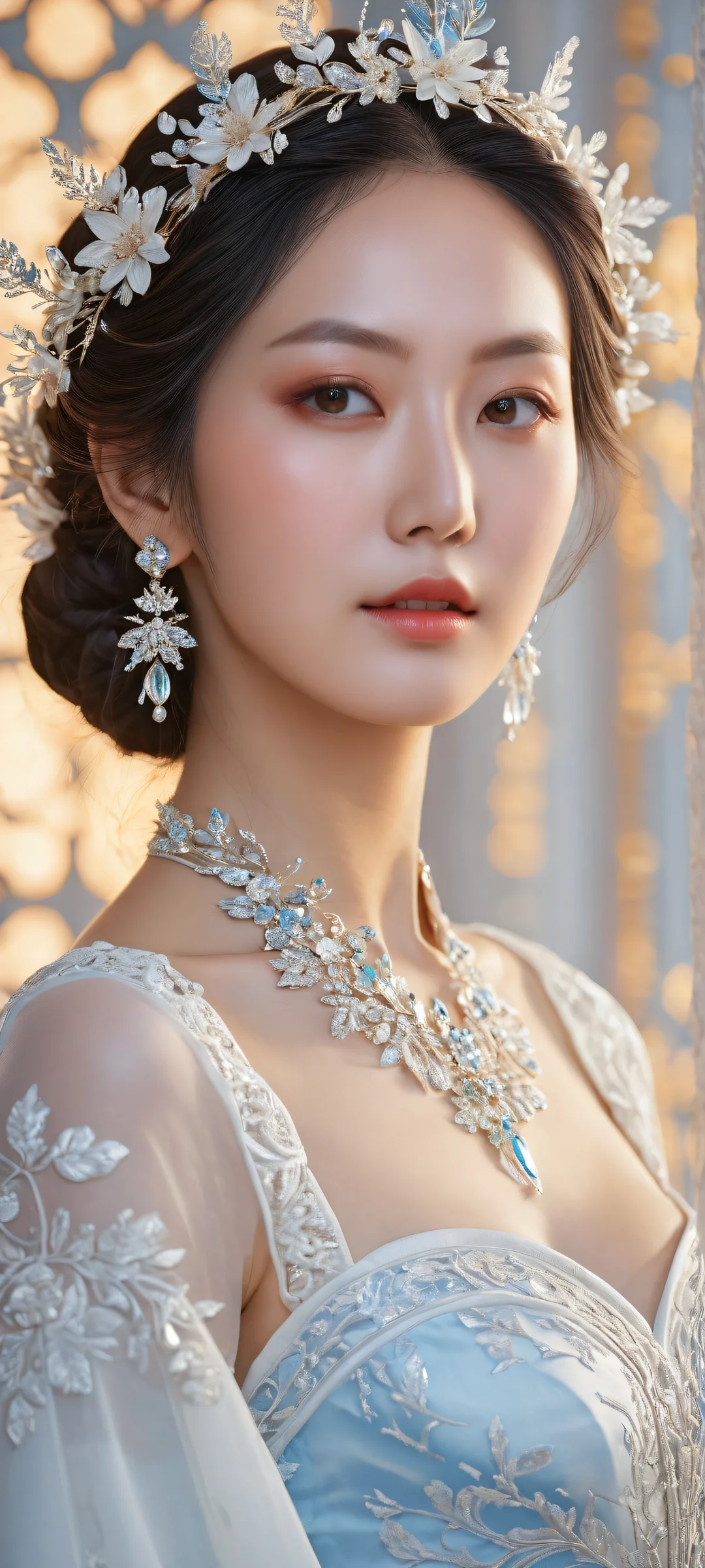 A stunning iPhone and Android wallpaper featuring Suzuna in a breathtaking vertical portrait, perfectly optimized for your mobile home screen.