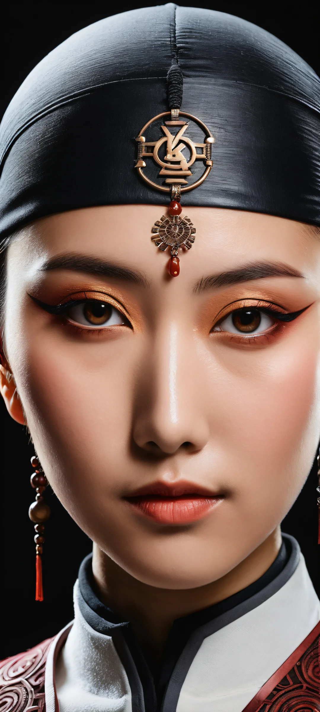 Breathtaking portrait of Tenten on iPhone/Android phone. Perfectly optimized for home screens with stunning visual impact and sleek dark mode aesthetic.