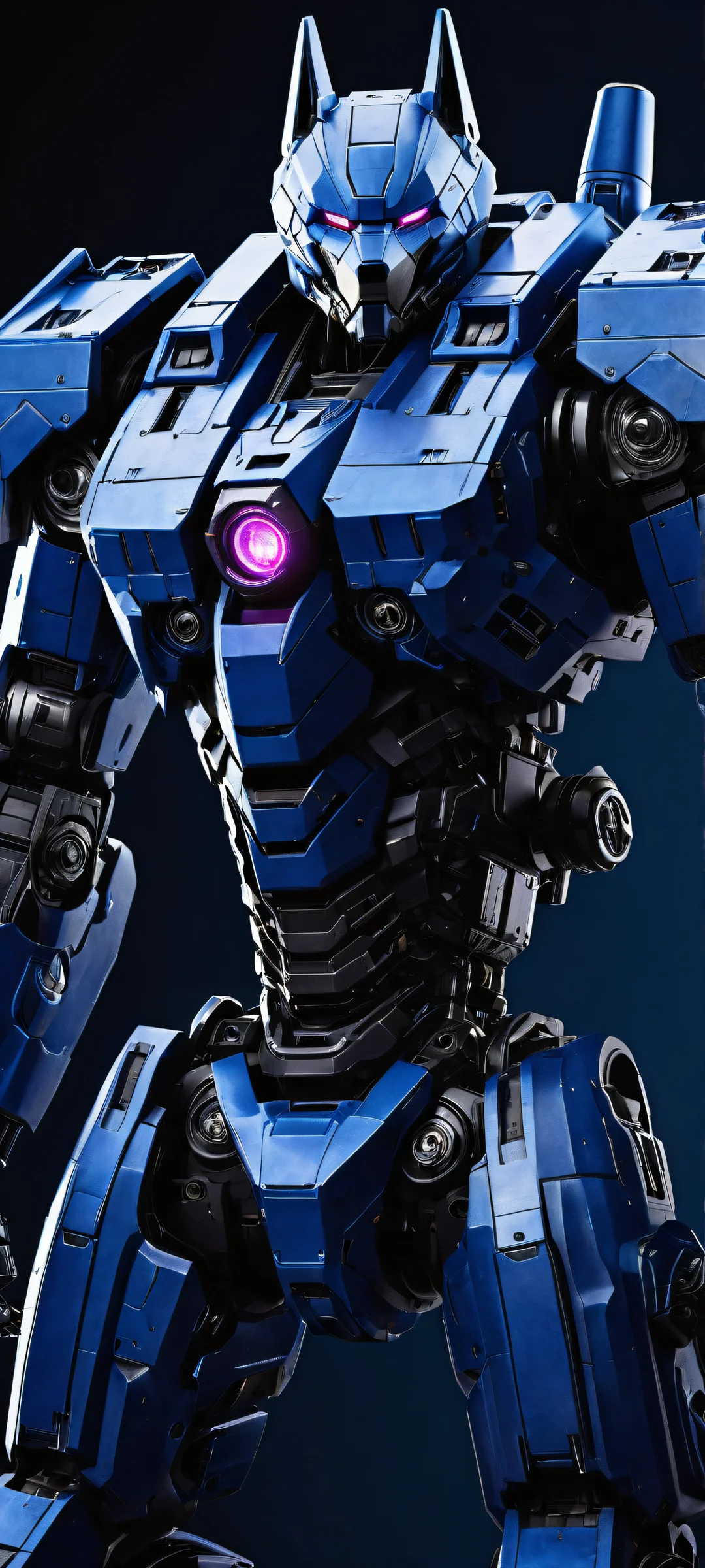 iPhone and Android users will love this breathtaking Timber Wolf Battlemech portrait, featuring intricate micro-details and a dark blue army of mechs stretching out to the horizon.