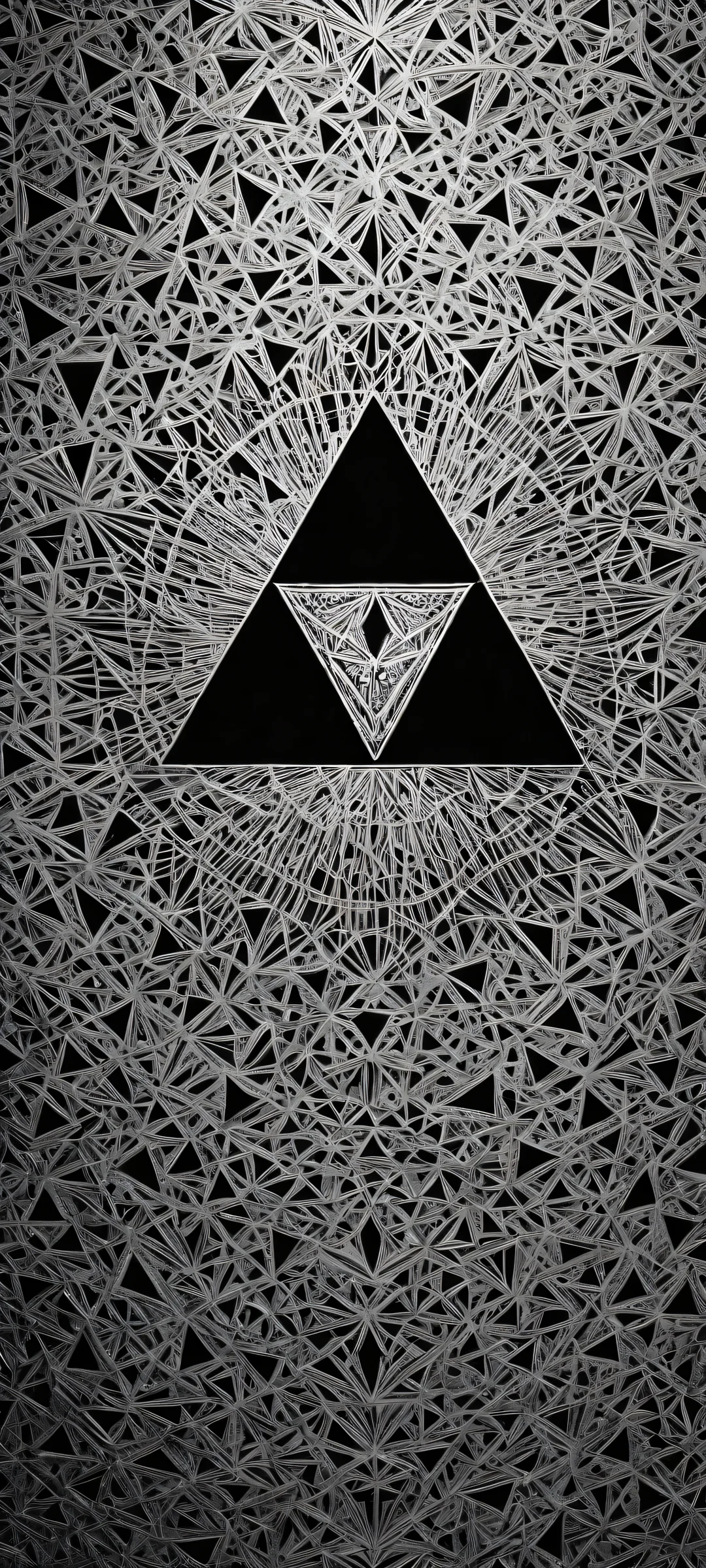 iPhone and Android users alike will be mesmerized by this breathtaking portrait artwork of The Triforce of Wisdom, perfectly optimized for your home screen with stunning visual impact and pristine clarity.