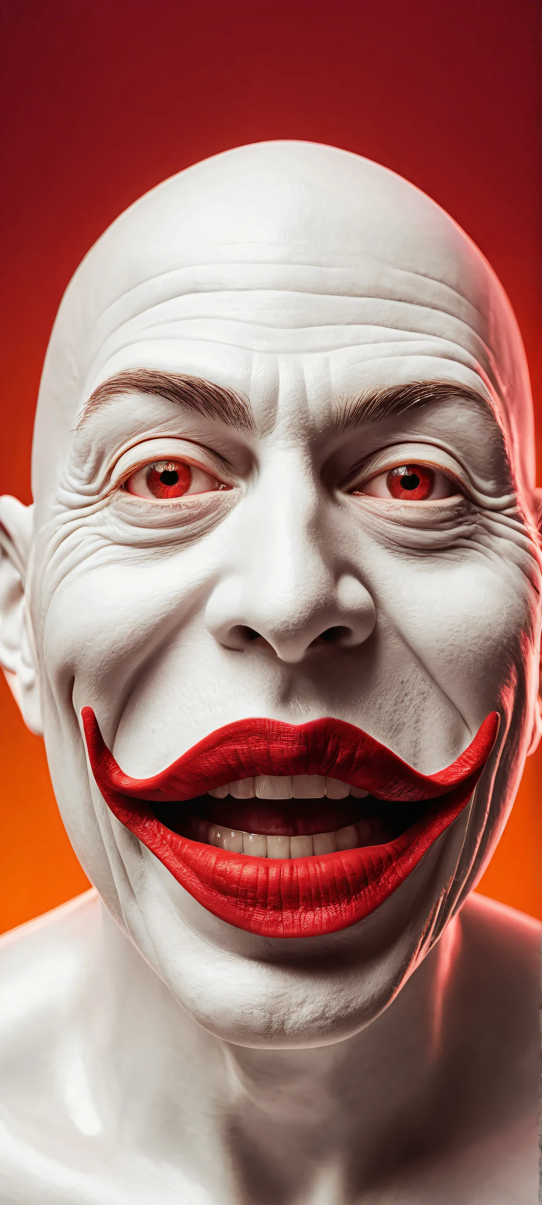 iPhone and Android users will love this epic portrait of trollface surrounded by a void with ethereal lighting, perfect for home screens.