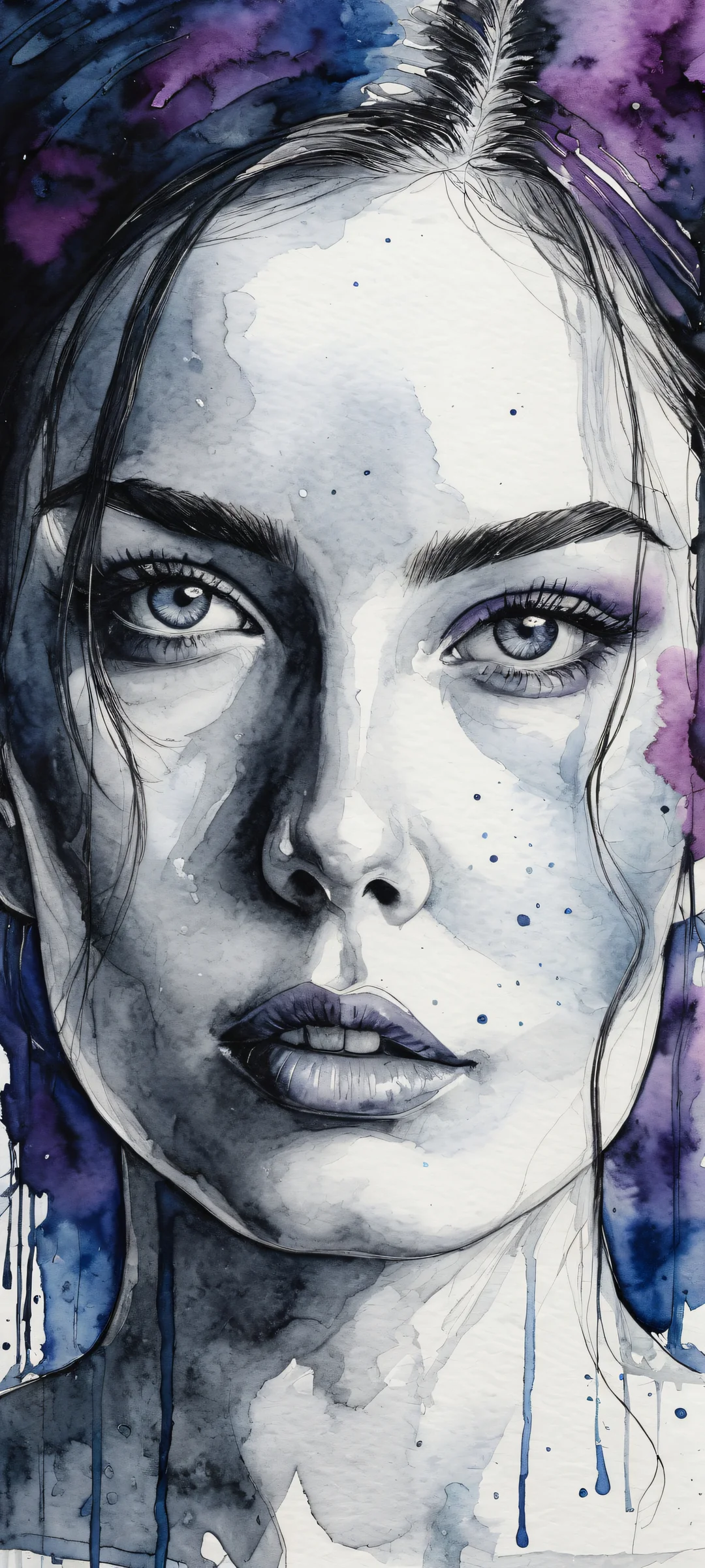 A figure stands at the edge of turmoil, surrounded by iPhone/Android darkness with subtle luminescent accents.