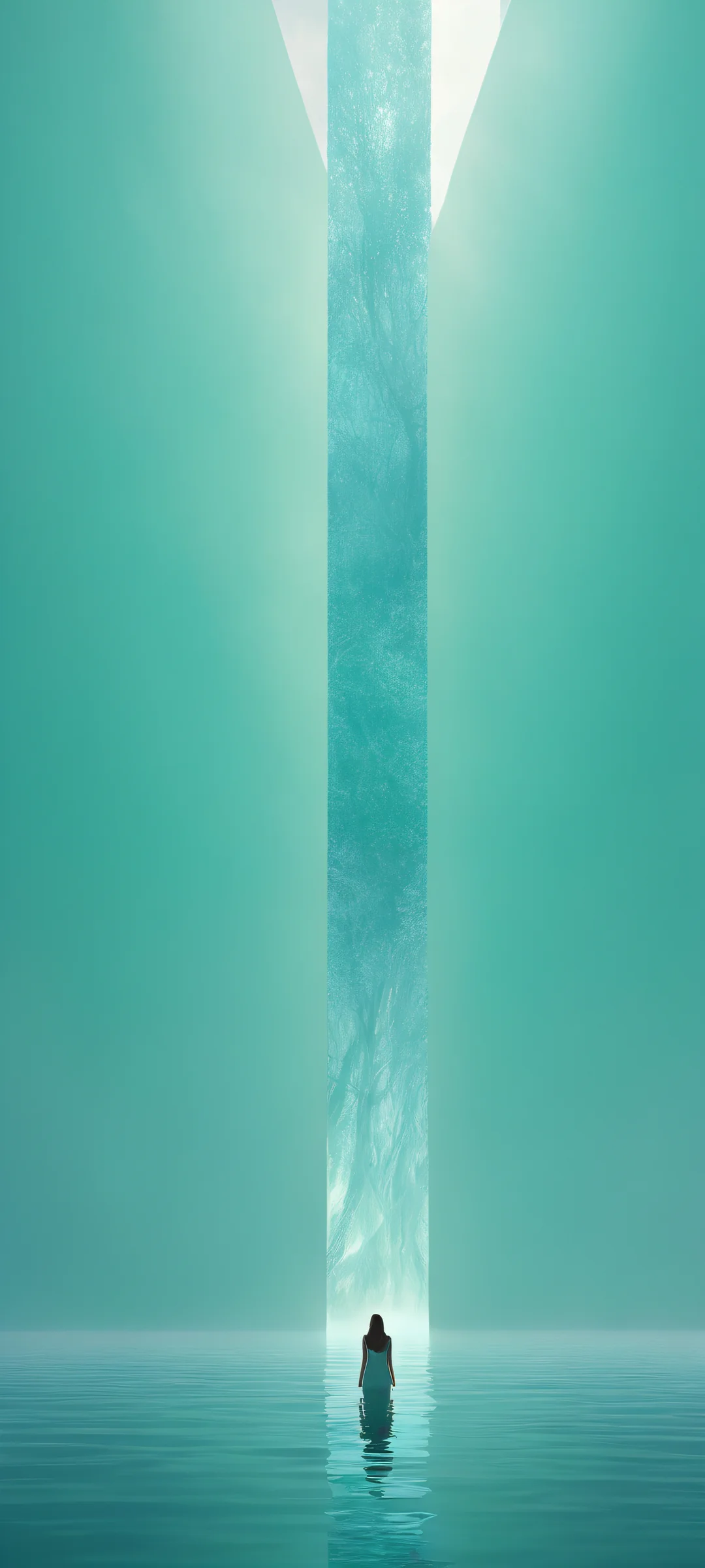 Unreal shapes emerge from the fog in this breathtaking digital art piece for iPhone/Android. ホーム画面に完全に最適化.