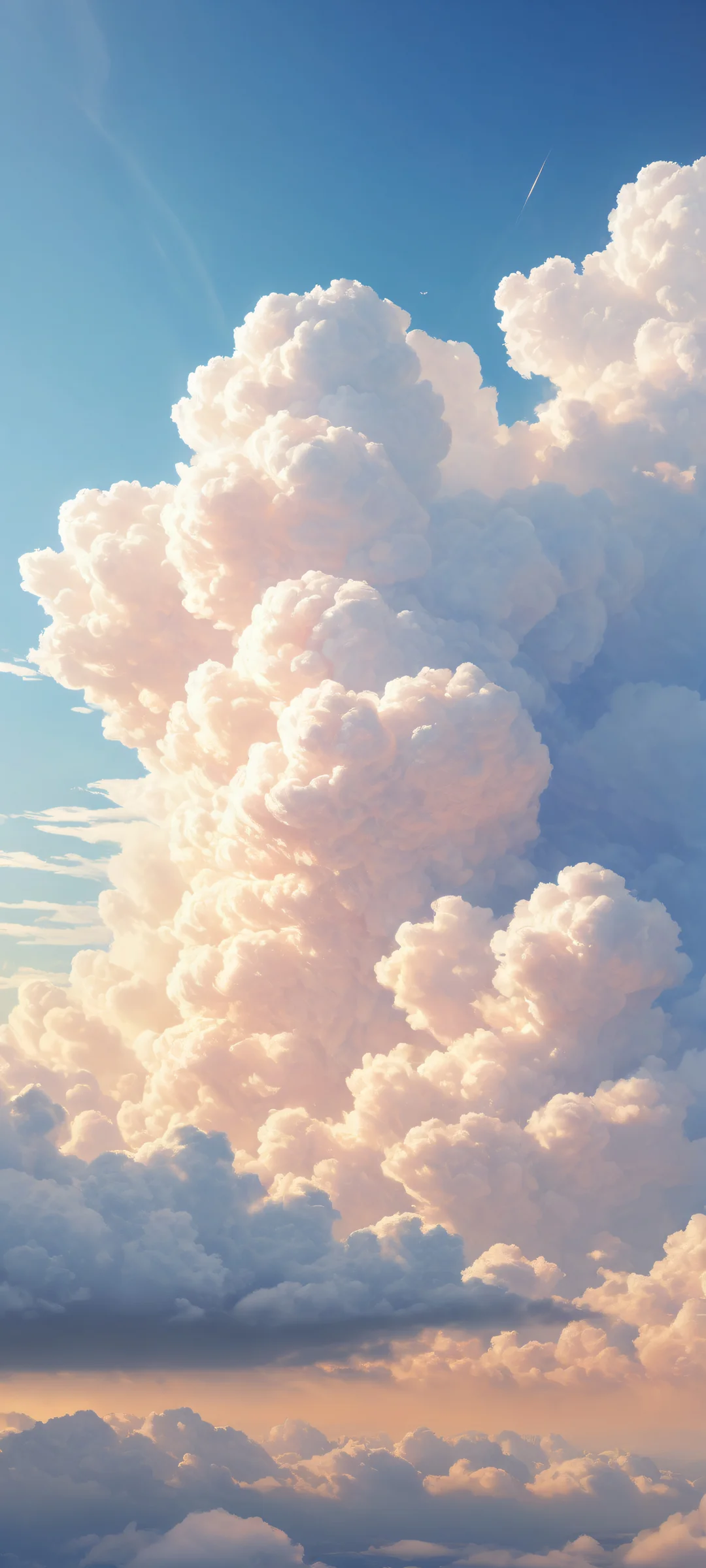 Ethereal Vapor cloudscape for iPhone/Android - Perfect composition of intricate micro-details and reflections.