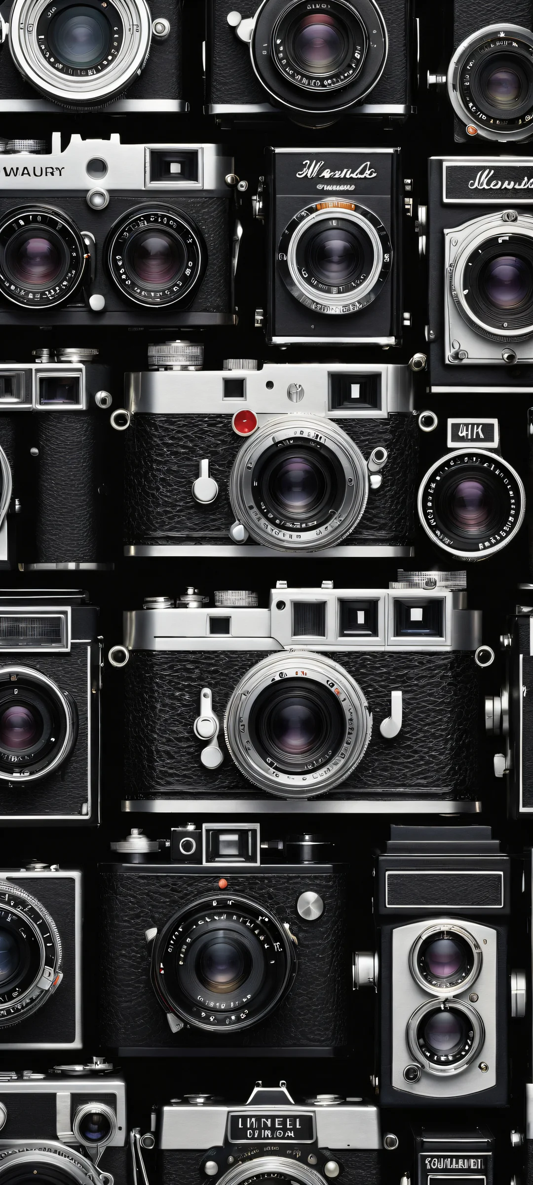 A vintage-inspired cityscape on a clean background for iPhone/Android. Perfectly optimized for home screens.