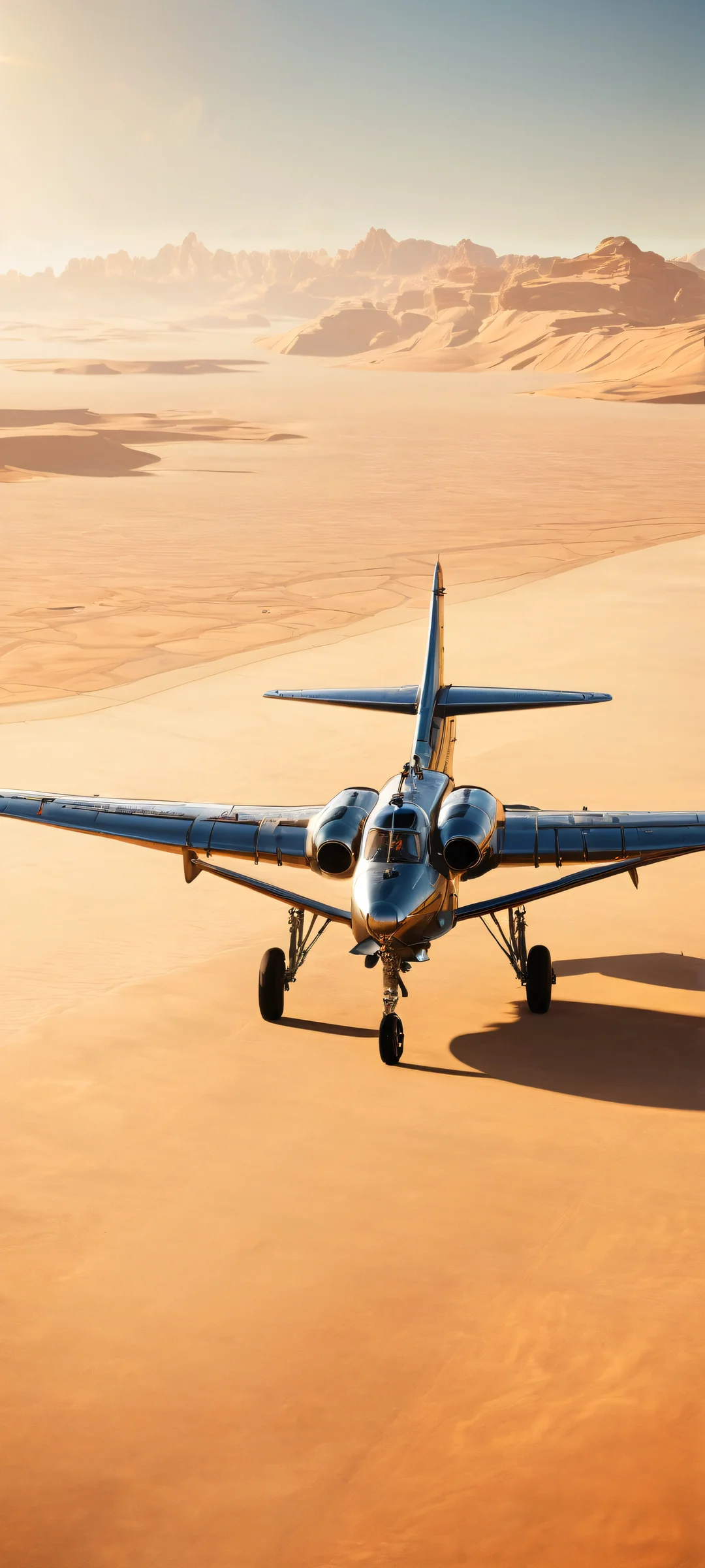 A vintage-inspired aircraft, perfectly suited for your iPhone/Android home screen. Enjoy the intricate details and warm lighting.